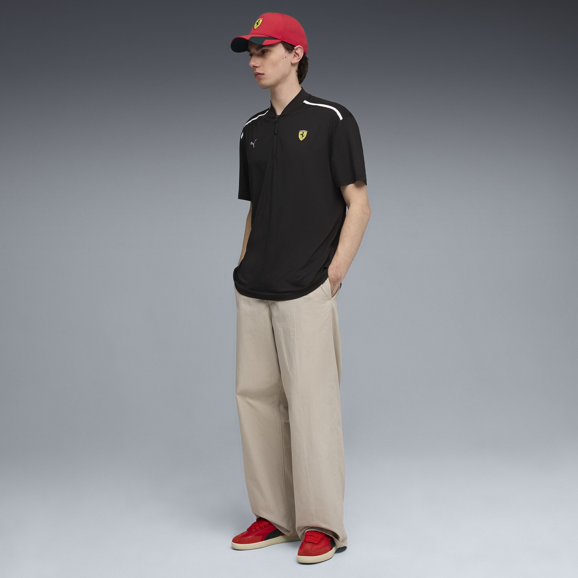 PUMA Poloshirt Scuderia Ferrari Premium CLOUDSPUN Polo Herren