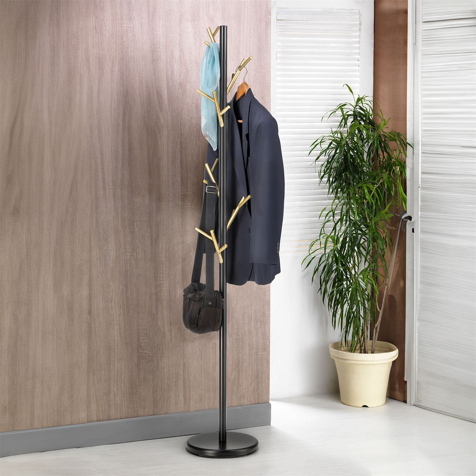 IDIMEX Kleiderständer ZENO, Garderobenständer mit 6 Haken aus Metall Flur S günstig online kaufen