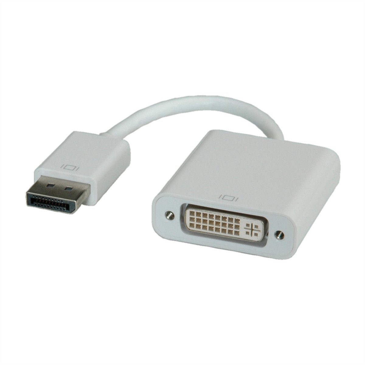 DisplayPort-DVI Adapter, DP Stecker-DVI Buchse Audio- & Video-Adapter