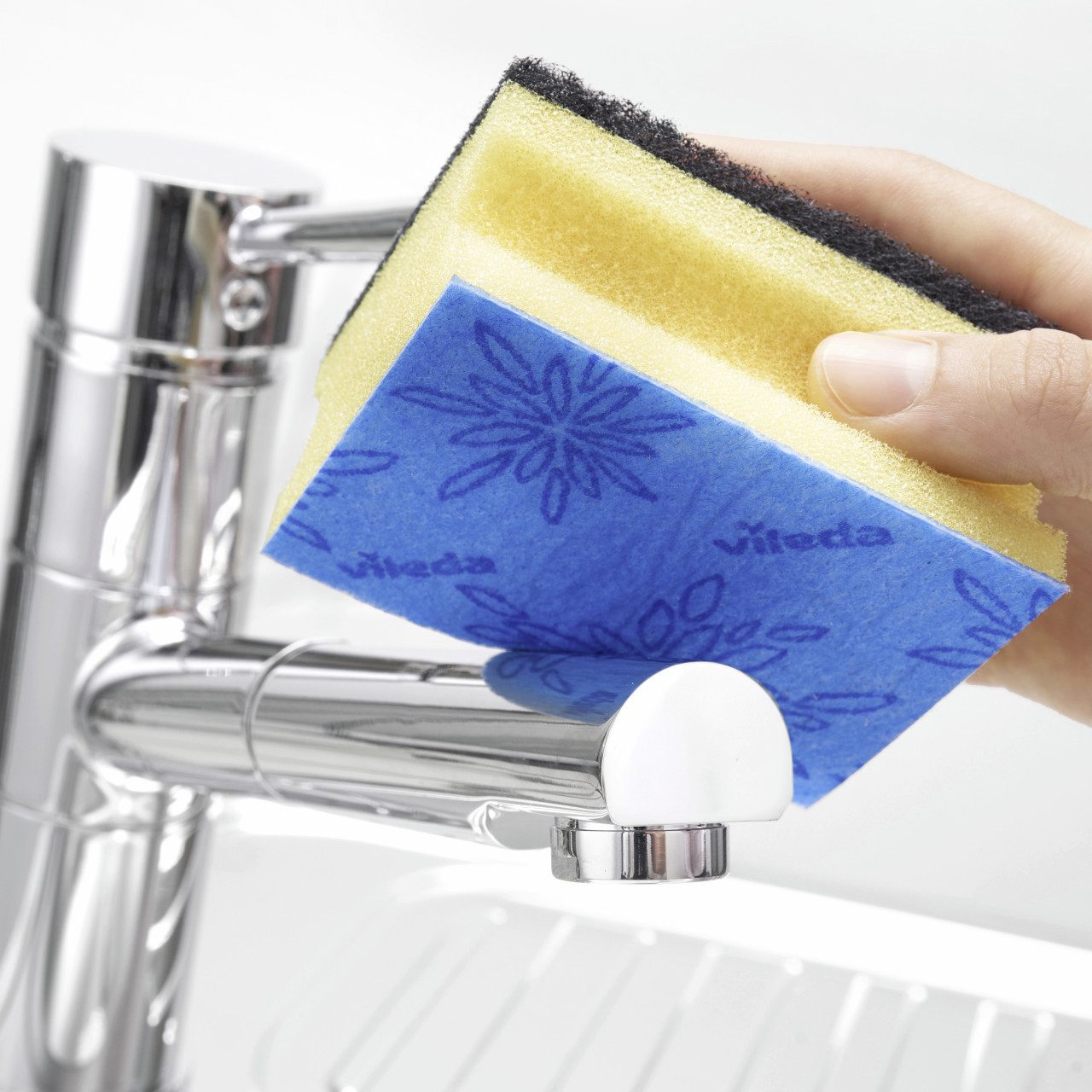 Vileda Geschirrschwamm Vileda Topfreiniger Glitzi Plus Mega-Pack 18er