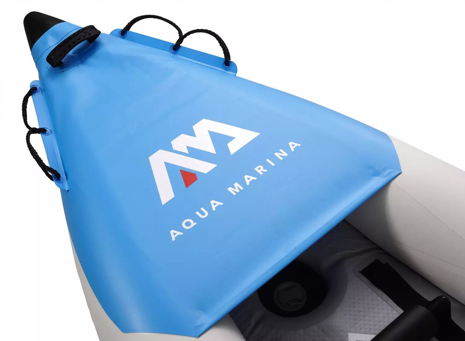 Aqua Marina Zweierkajak cm 2 mit für verstellbarer Kajak Personen Luftsitz Lehne 412x83 Steam