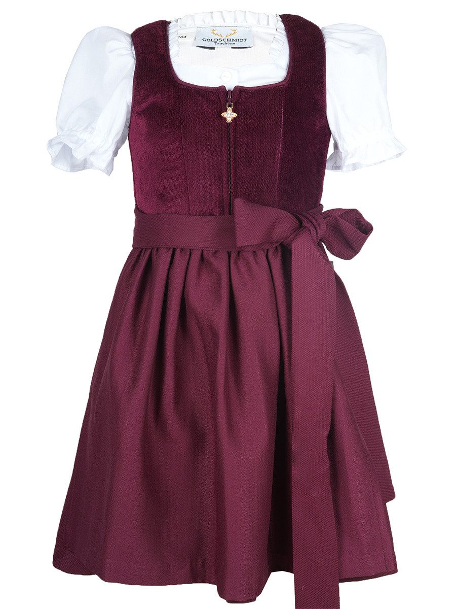 Goldschmidt Trachten Dirndl Kinderdirndl Lia weinrot