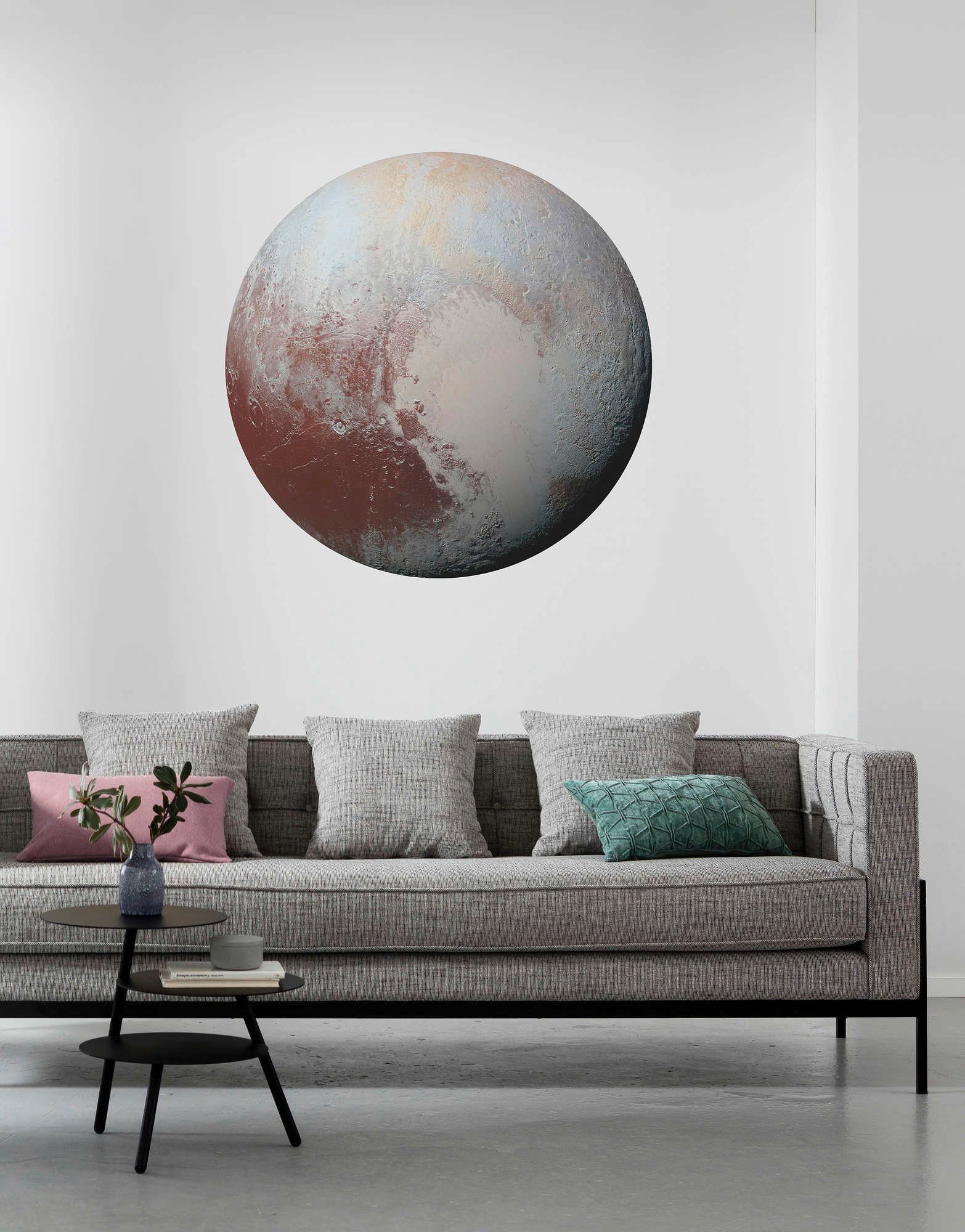 Komar Vliestapete Vlies selbstklebend - Pluto - Größe 125 x 125 cm, glatt, bedruckt, Wohnzimmer, Schlafzimmer