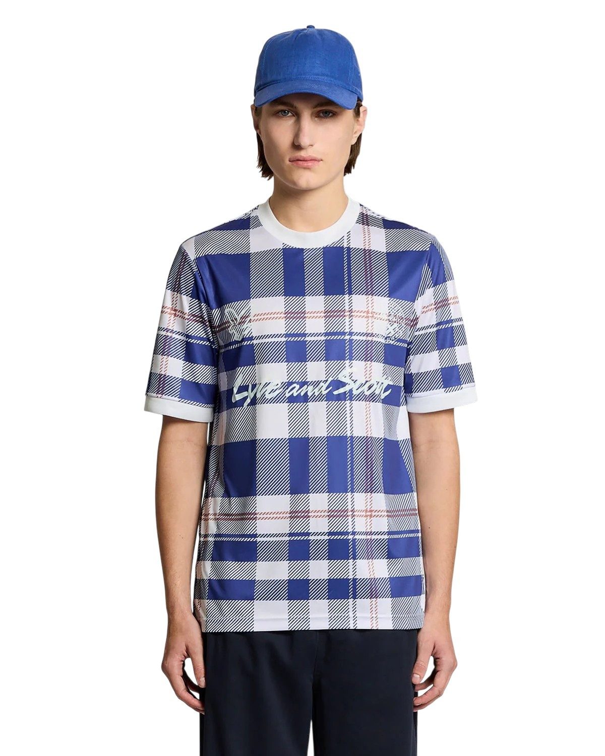 T-Shirt T-Shirt Lyle & Scott Tartan Football
