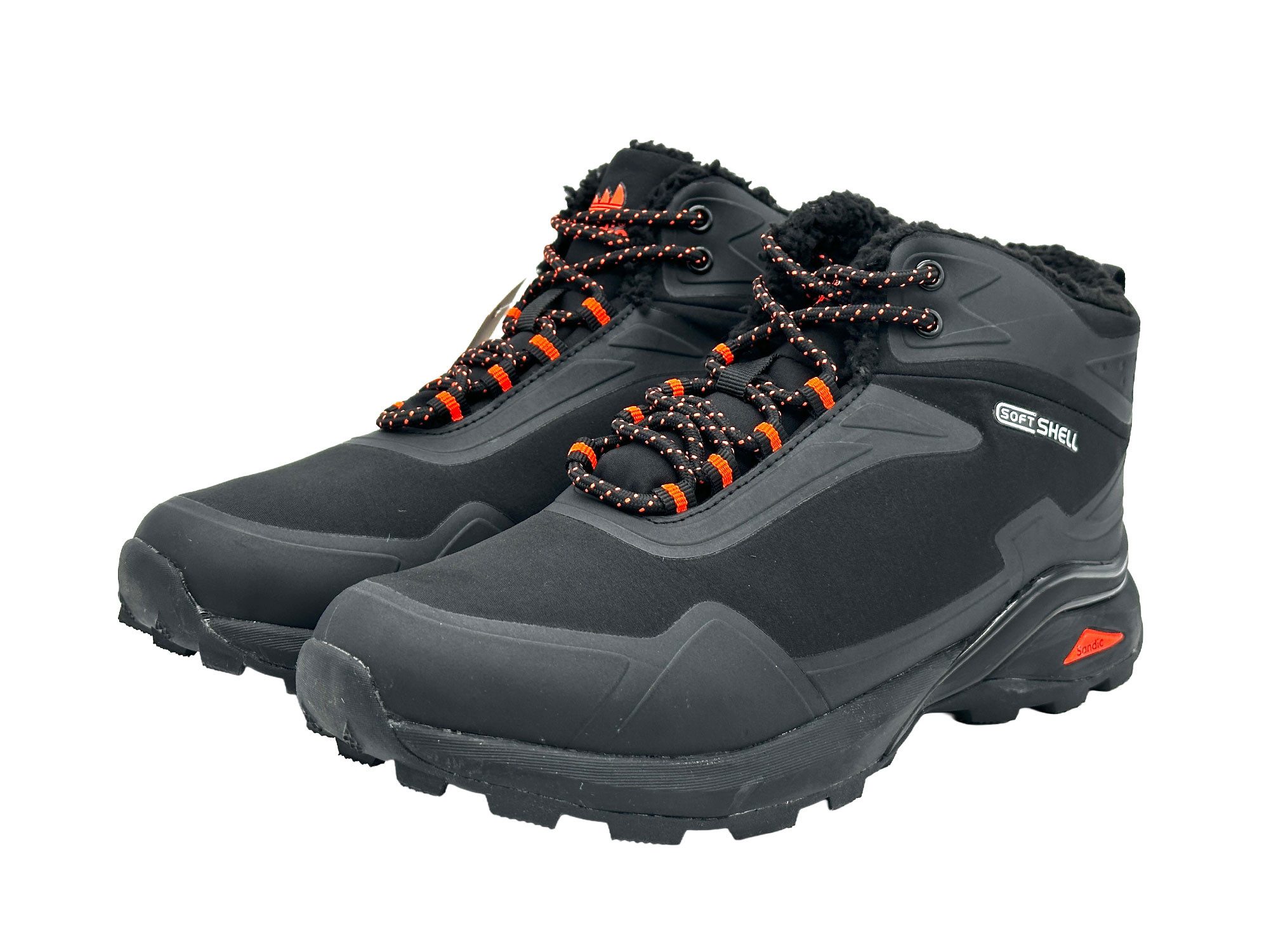 Nowaland gefütterte Trekkingschuhe Outdoorschuhe Wanderstiefel Isolierende Innenfütterung, Softshell-Obermaterial – Bild 3 von 5