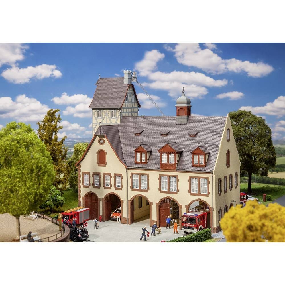 Modelleisenbahn-Gebäude H0 Feuerwehrwache