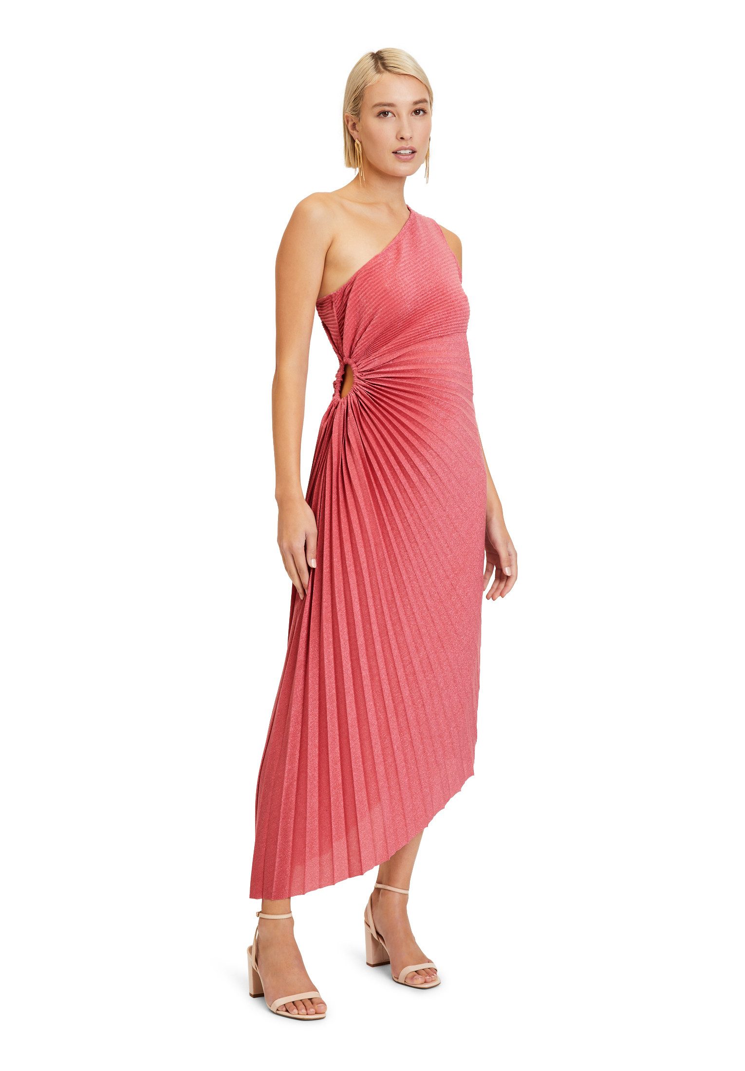 Vera Mont Abendkleid Damen Abendkleid im Glitzer-Look Plissee