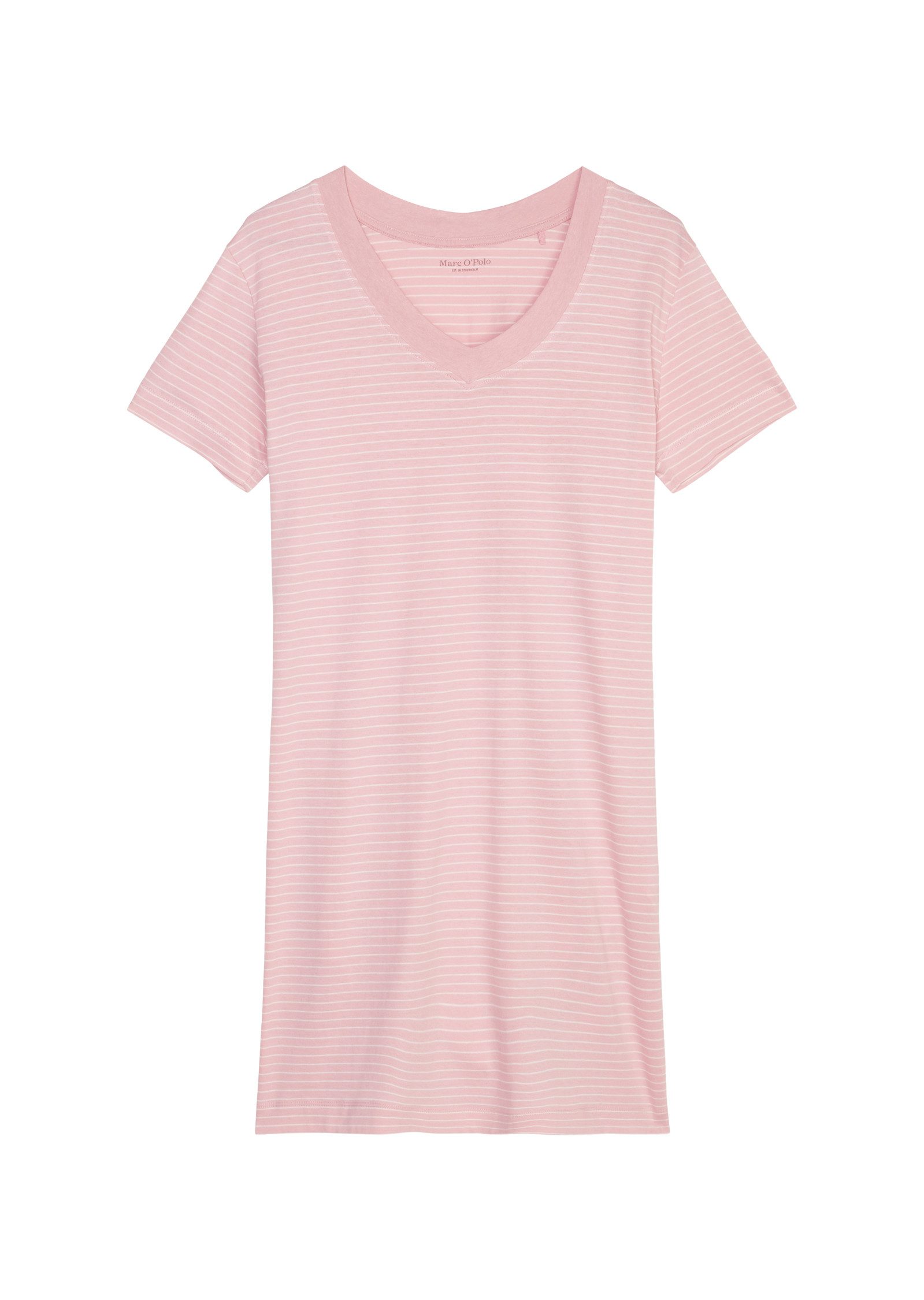 Marc O'Polo Nachthemd V-Ausschnitt, Kurzarm