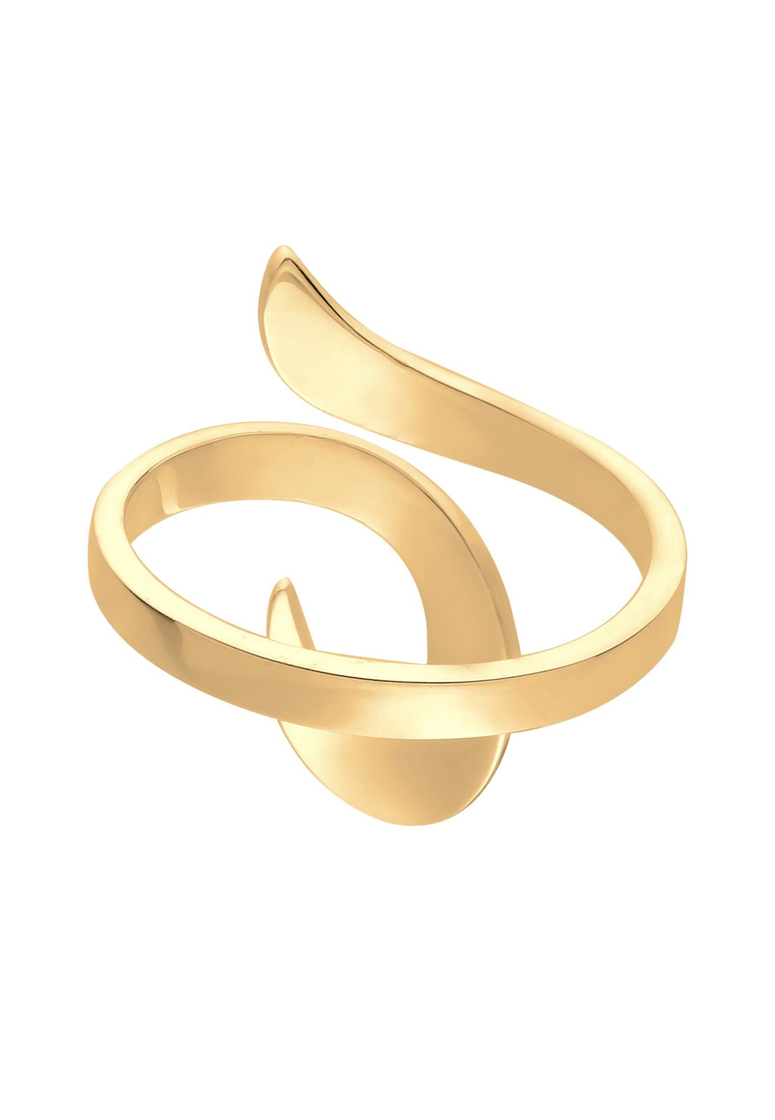 Elli Fingerring Wickelring Verstellbar Ornament 925 Silber