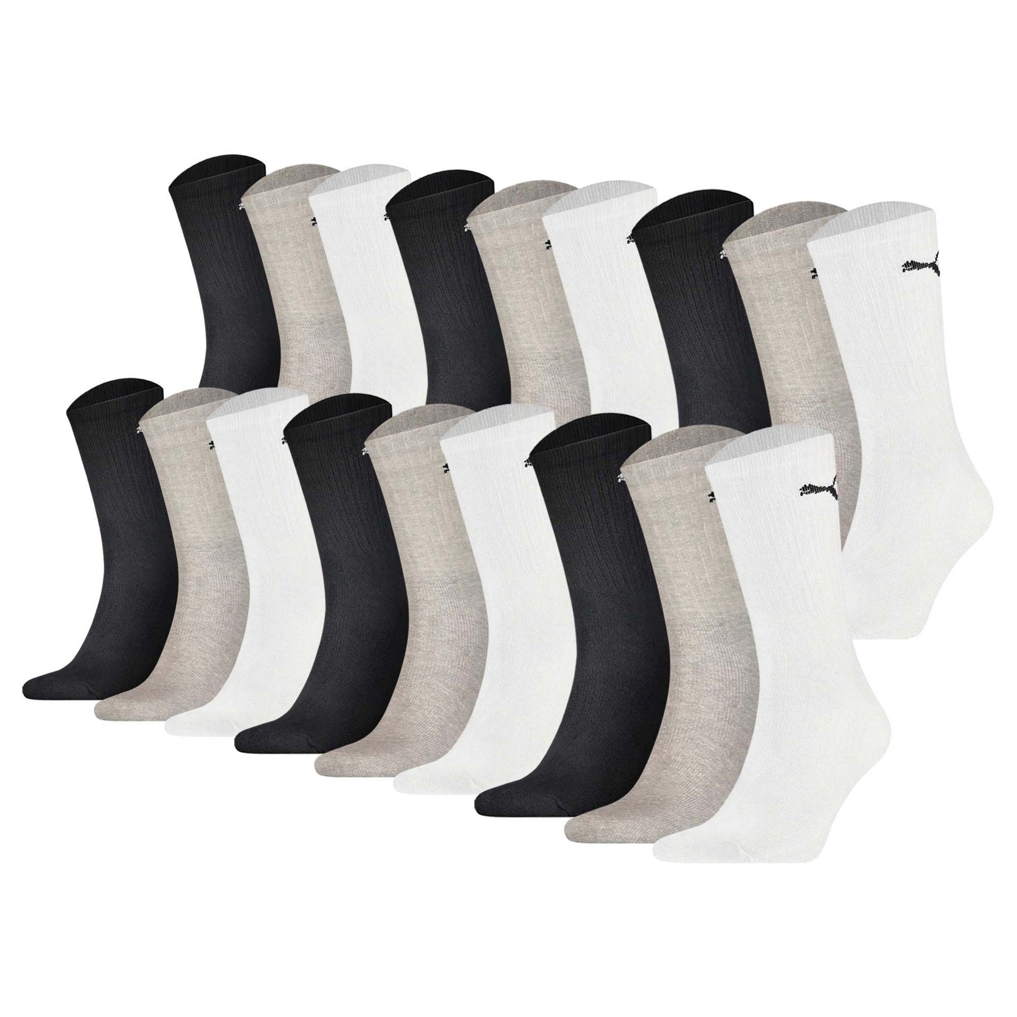 PUMA Sportsocken Unisex Socken 18er Pack Baumwolle (18er Pack, 18er Pack)