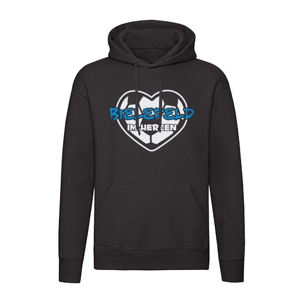 G-graphics Hoodie Bielefeld im Herzen Unisex Pullover mit einem Motiv für den echten Fan