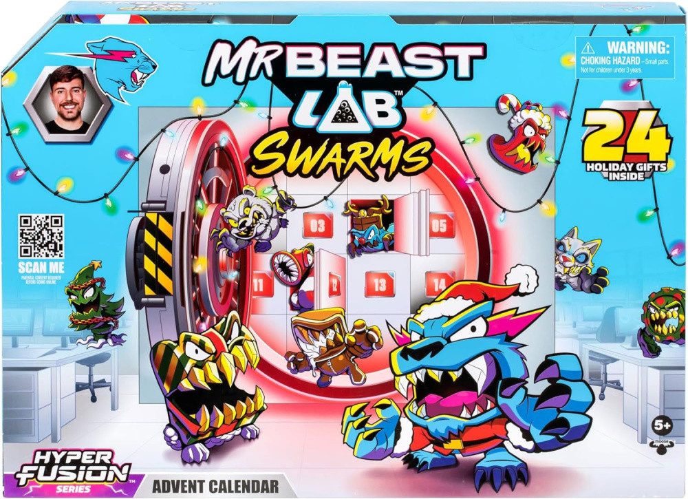 Moose Toys Adventskalender Mr. Beast Lab Swarms 3 Adventskalender