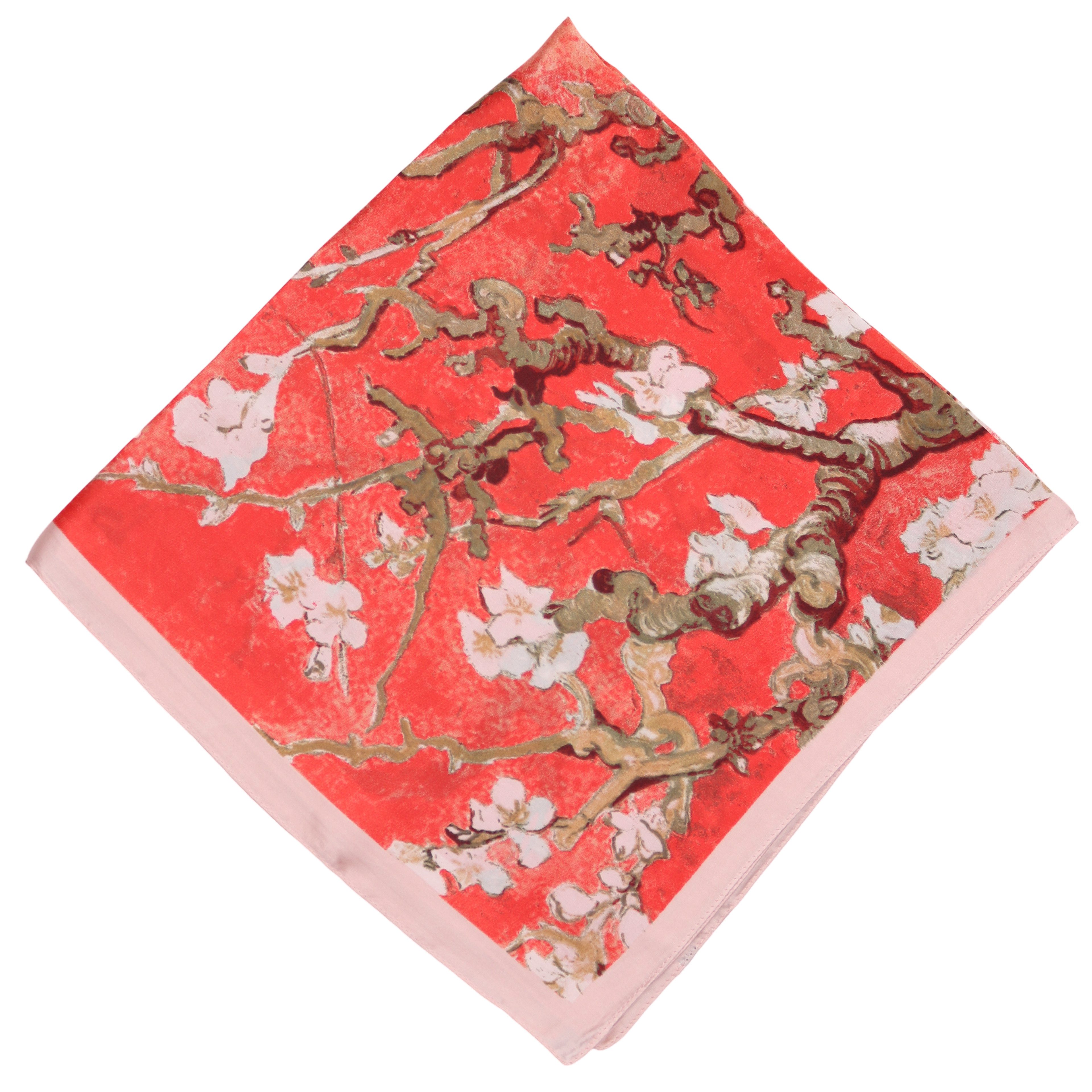 MIRROSI Nickituch Vierecktuch ca. 66x66cm wunderschöne Mustern, Damen Halstuch ideal für Frühling, Sommer oder Herbst