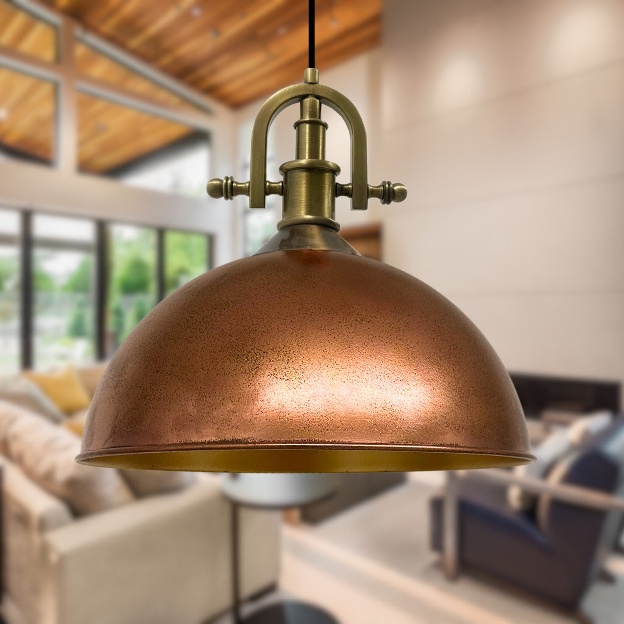 Bamyum Pendelleuchte Pendelleuchte Industrielle Metall Groß günstig online kaufen