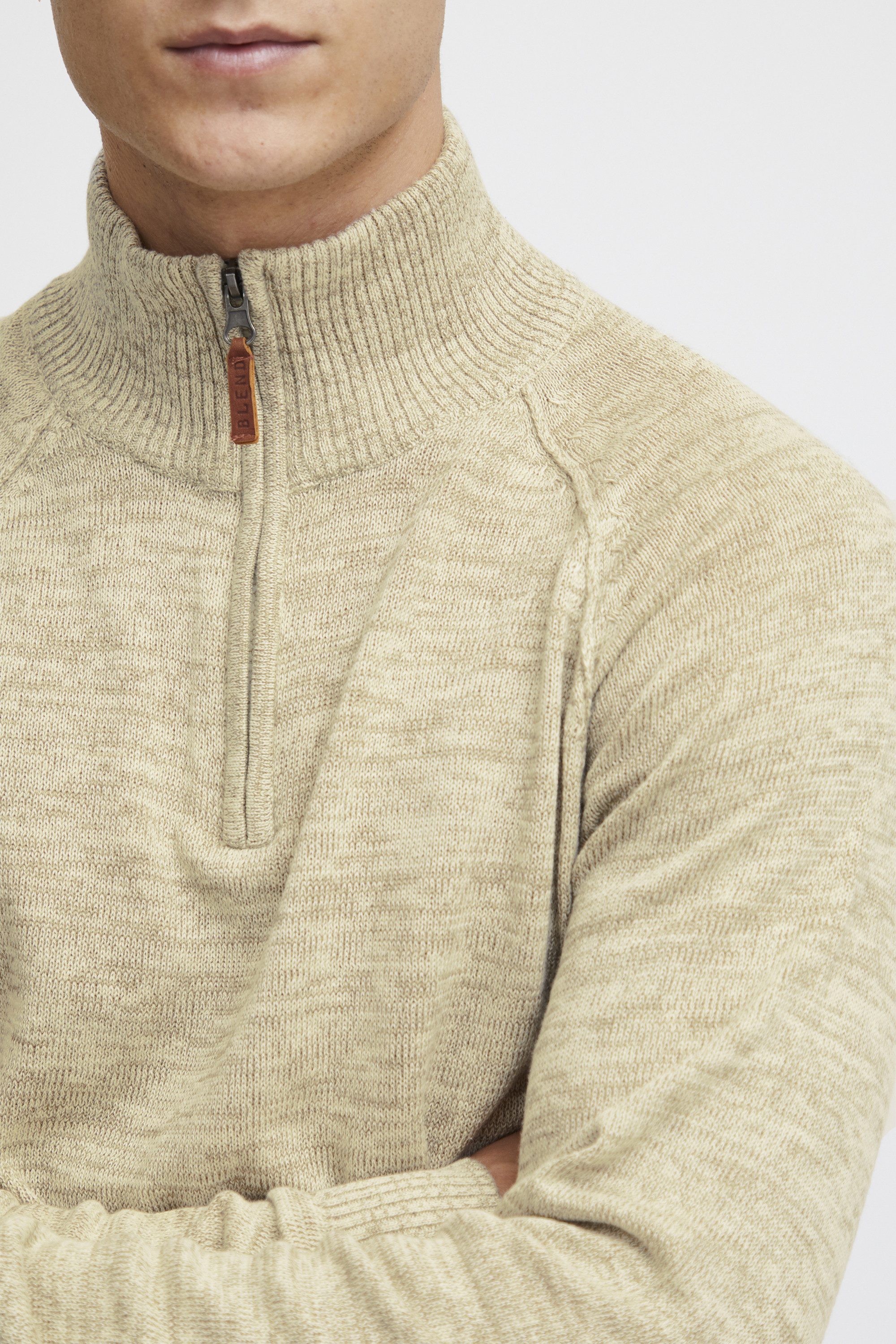 Blend Troyer BHDanovan Strickpullover in MeLange-Optik