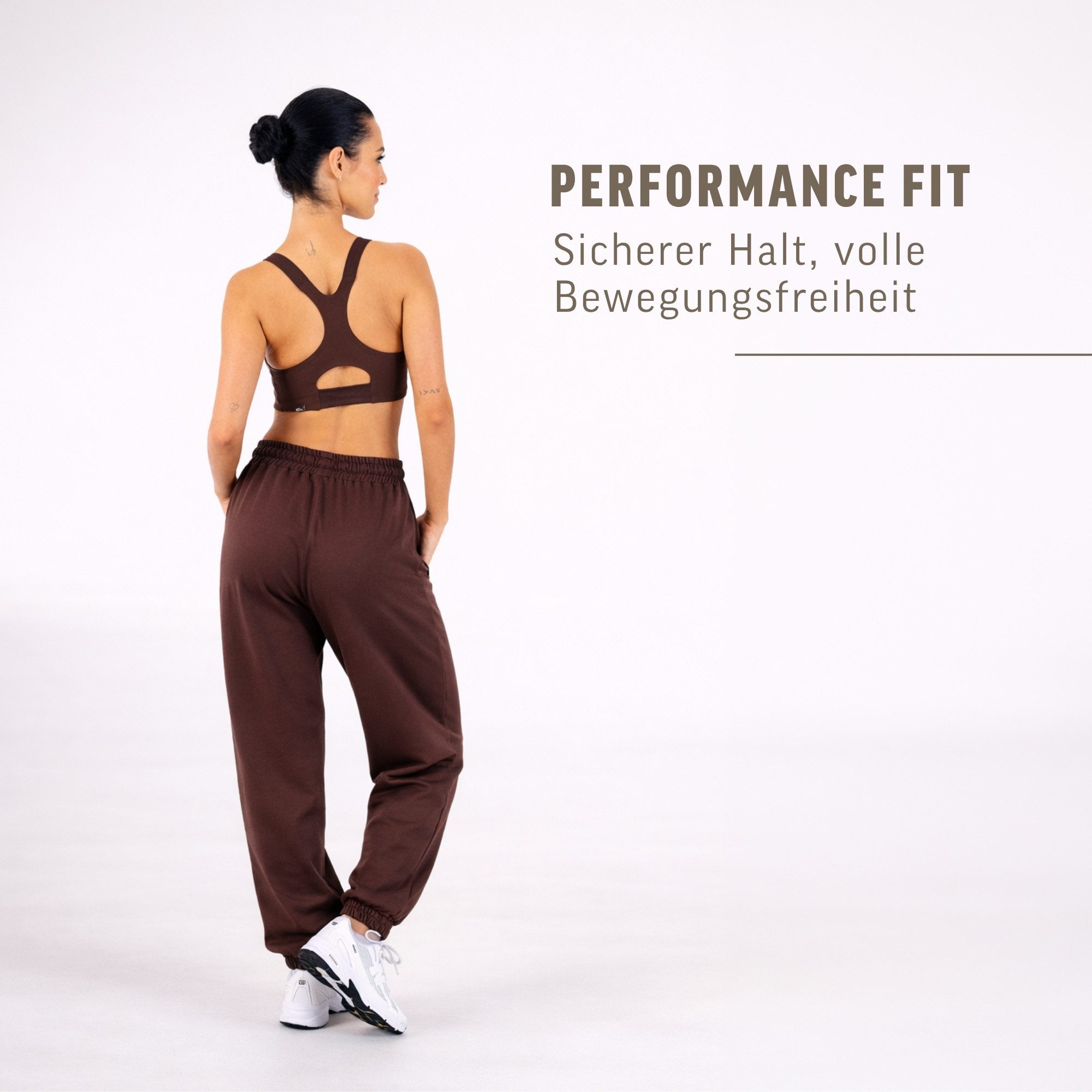 Smilodox Sport-BH Sylva, Top Damen, Bustier, figurbetont mit Cut-Out Rückendetail Shaped Fit, breite Träger, Rundhalsausschnitt, Gym & Training