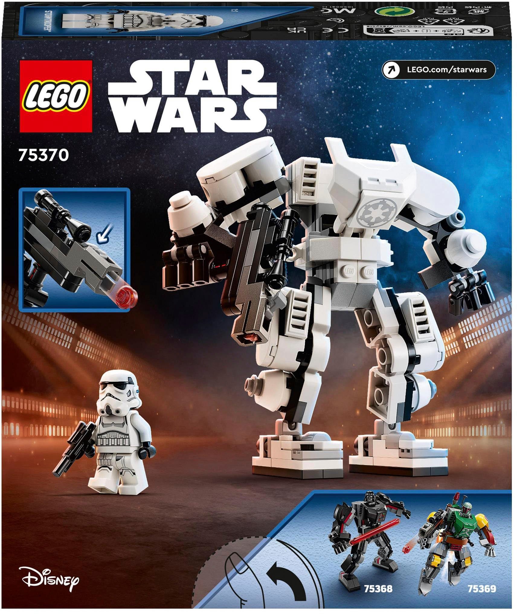 Konstruktionsspielsteine LEGO® Sturmtruppler (75370), Europe Mech Wars, (138 LEGO® in St), Made Star