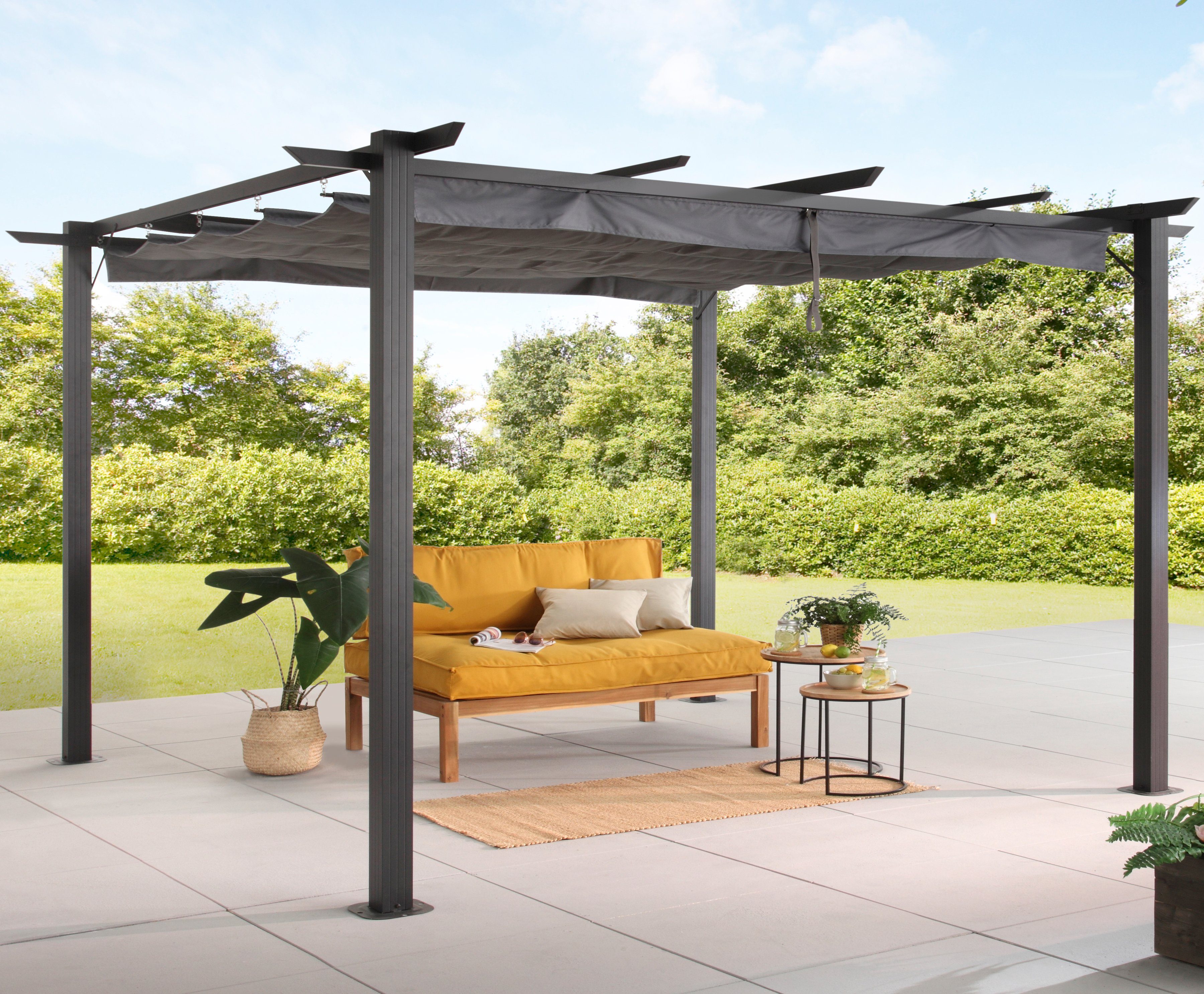 KONIFERA Pavillon Pergola "Tilos 4x3", Außenmaß BxTxH: ca. 400x300x216 cm günstig online kaufen