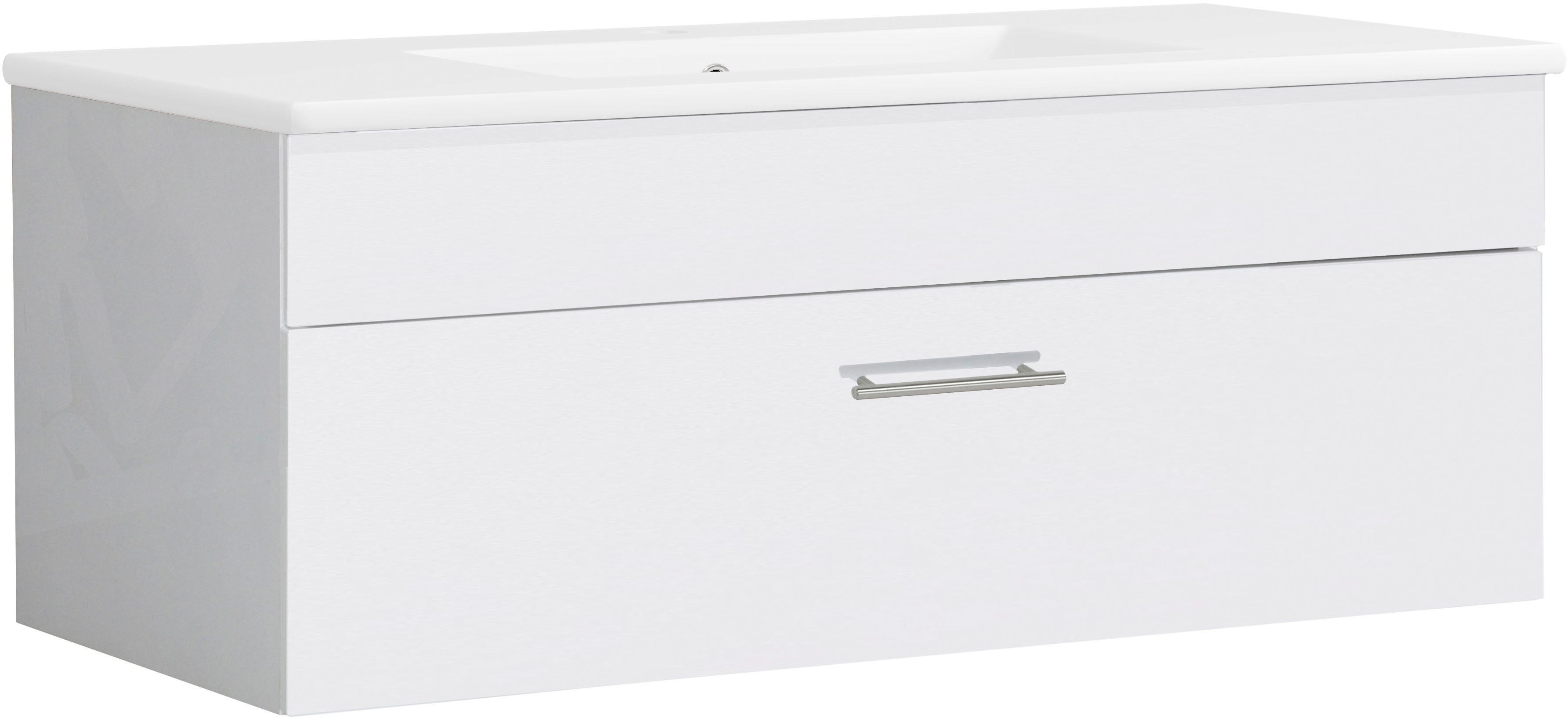 welltime Waschtisch Trento Light mit Keramik-Auflagebecken, 1 feste Blende günstig online kaufen