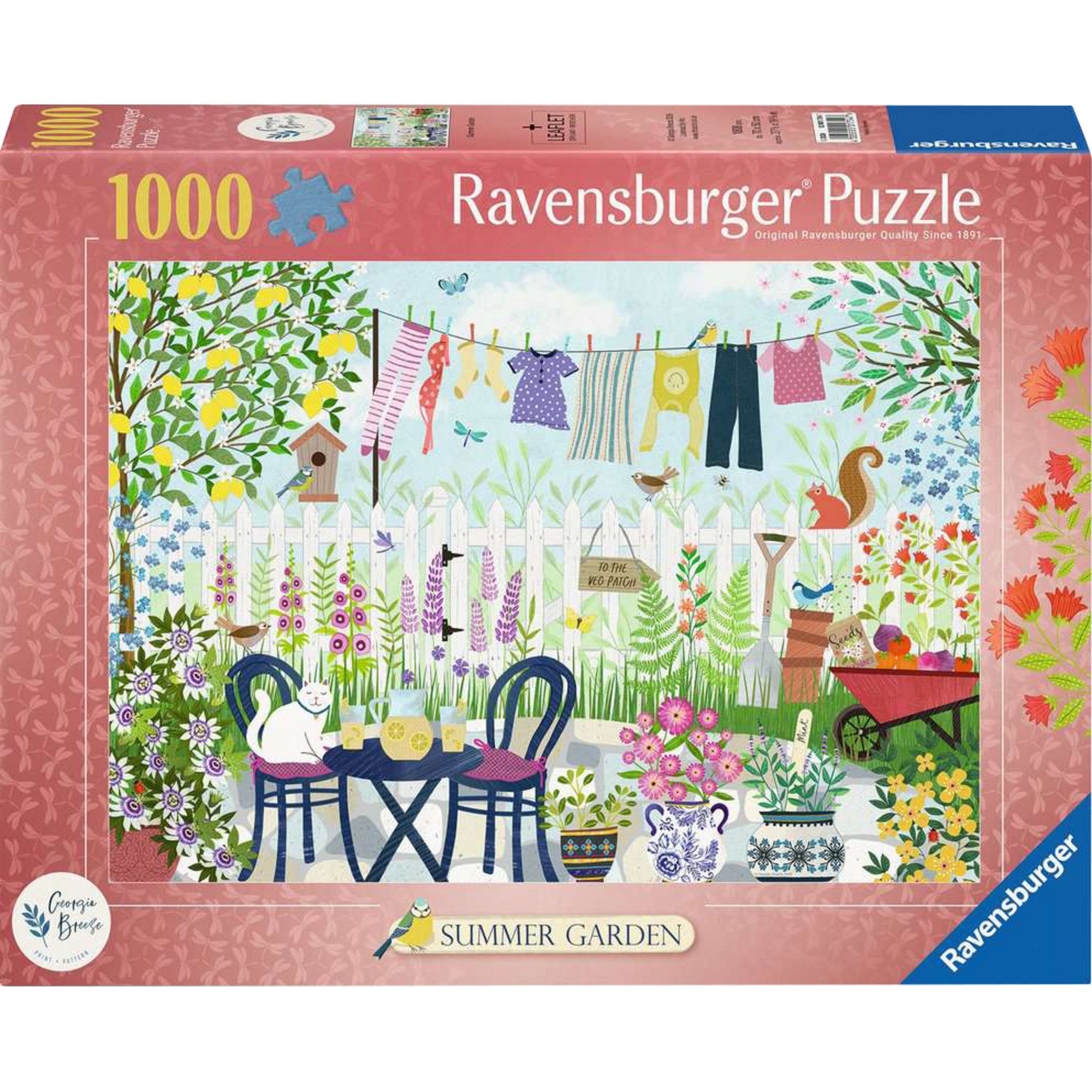Ravensburger Puzzle Ravensburger Puzzle Sommergarten, (1000 Teile), 1000 Puzzleteile