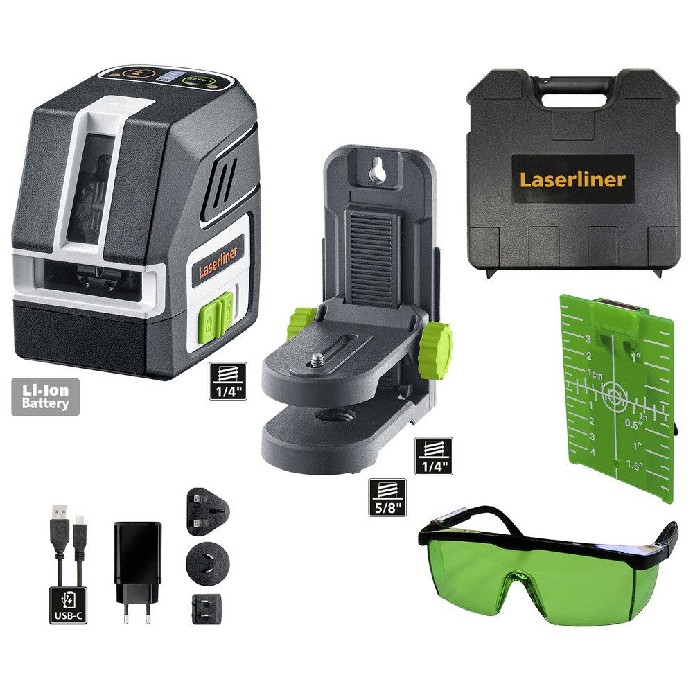 LASERLINER Nivelliergerät Laserliner PocketCross-Laser 2G Kreuzlinienlaser selbstnivellierend, (PocketCross-Laser 2G)