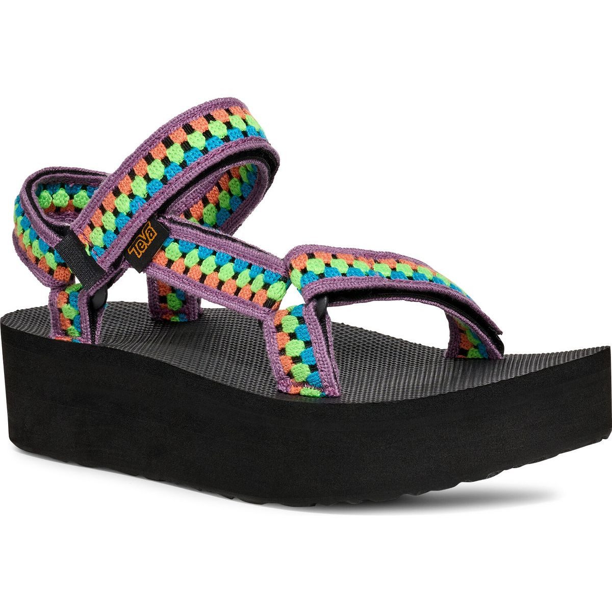 Teva Flatform Universal Prism Women Outdoorsandale Modische und nachhaltige Sandalen mit recycelten Materialien und