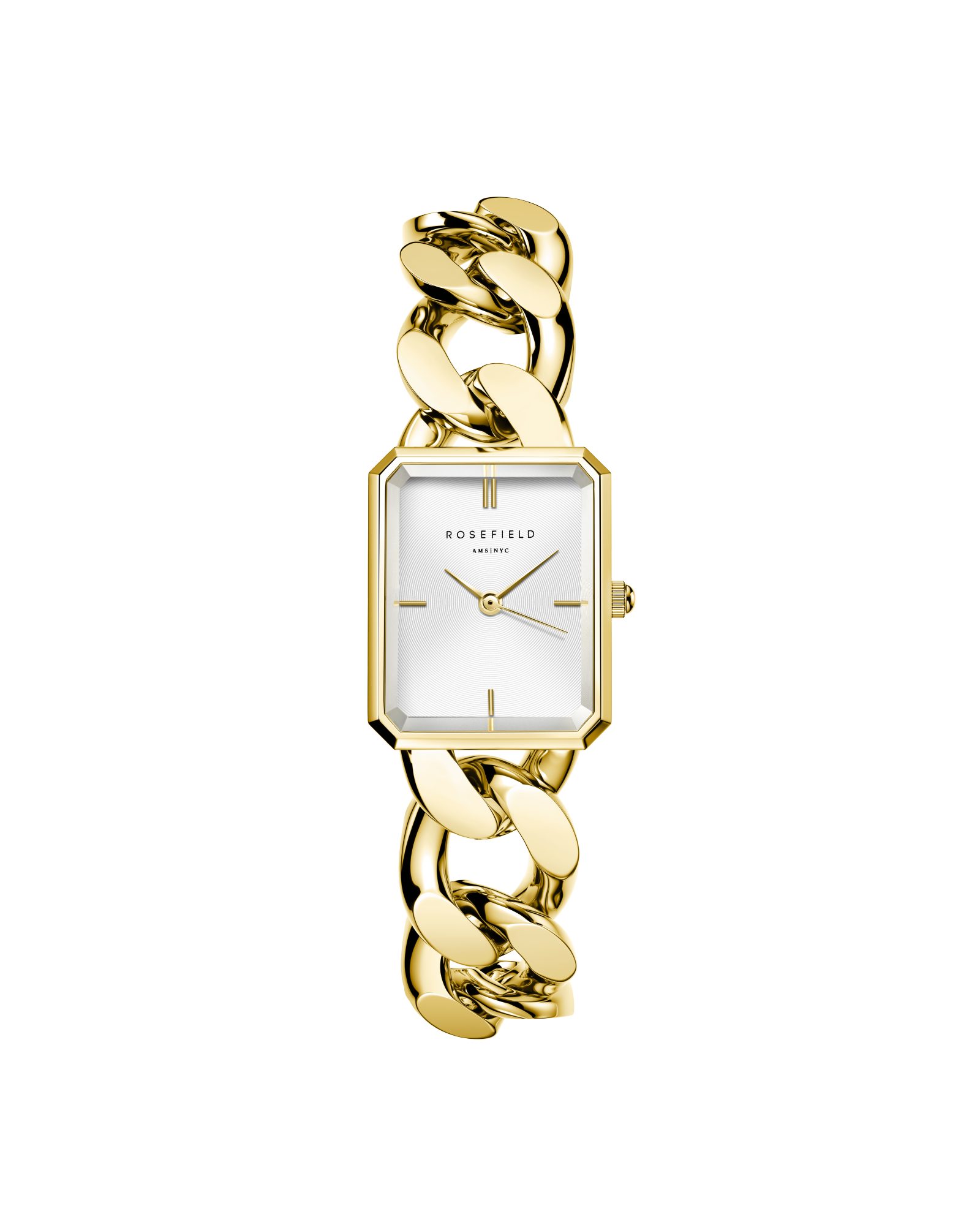 ROSEFIELD Quarzuhr ROSEFIELD Damenuhr Octagon XS 24mm Goldfarben