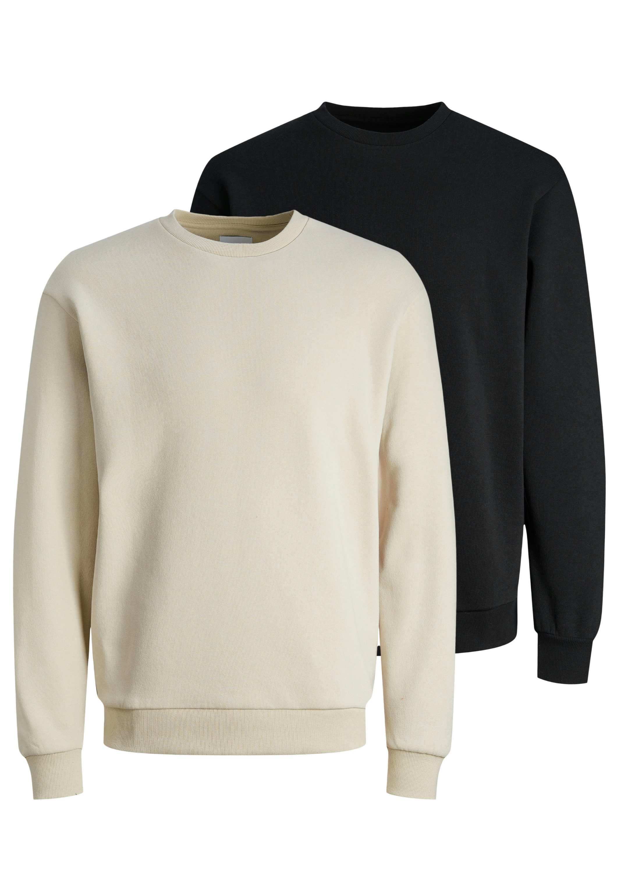 Jack & Jones Sweatshirt 2er Pack Bradley (Spar-Set, 2-tlg) Sweatshirt - Bau günstig online kaufen