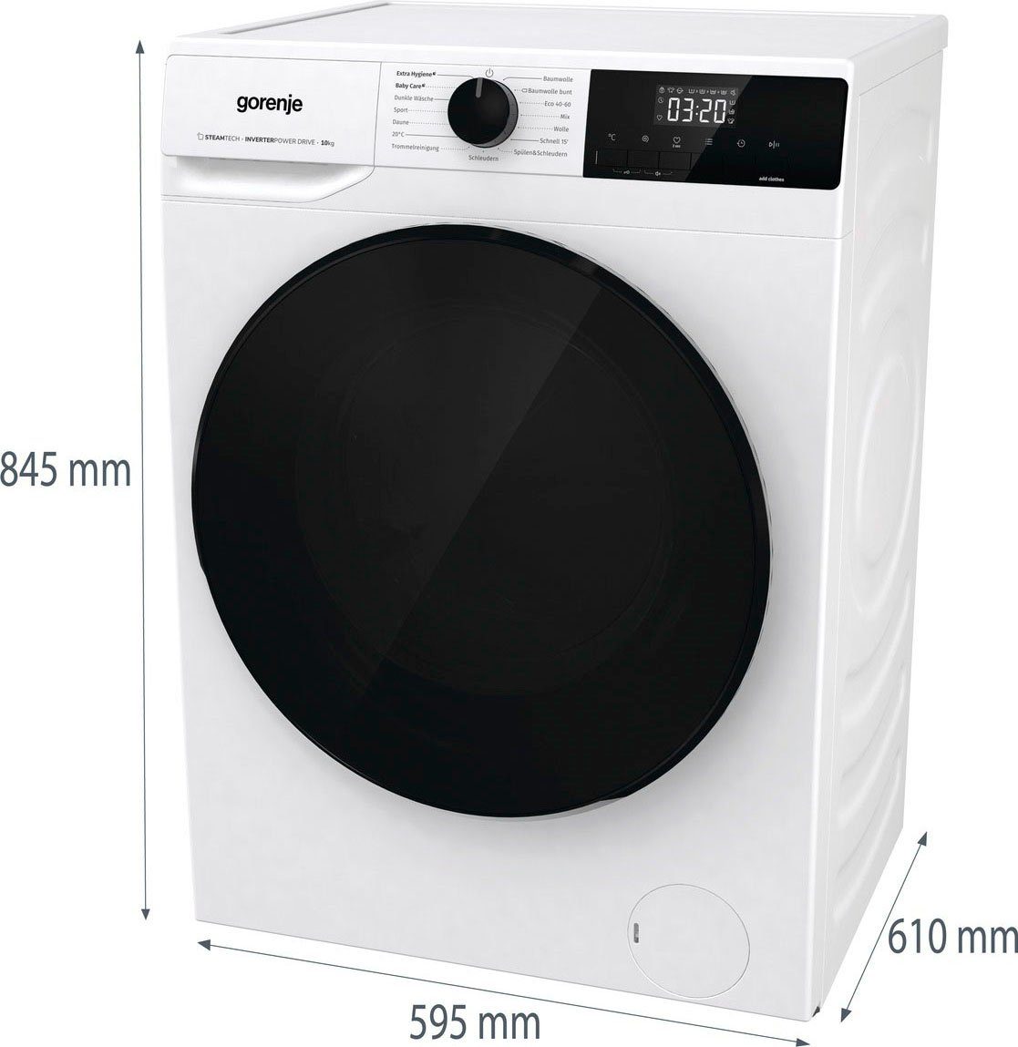 GORENJE Waschmaschine WNHAI kg, U/min, 10 14 APS/DE, AquaStop 1400