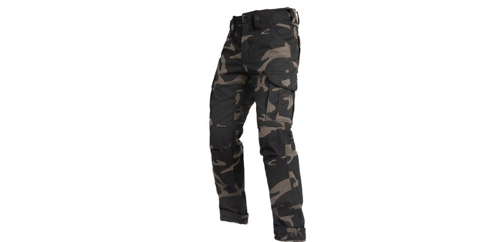 John Doe Funktionshose Cargo Regular XTM Camouflage Motorrad Jeans wasserabweisend