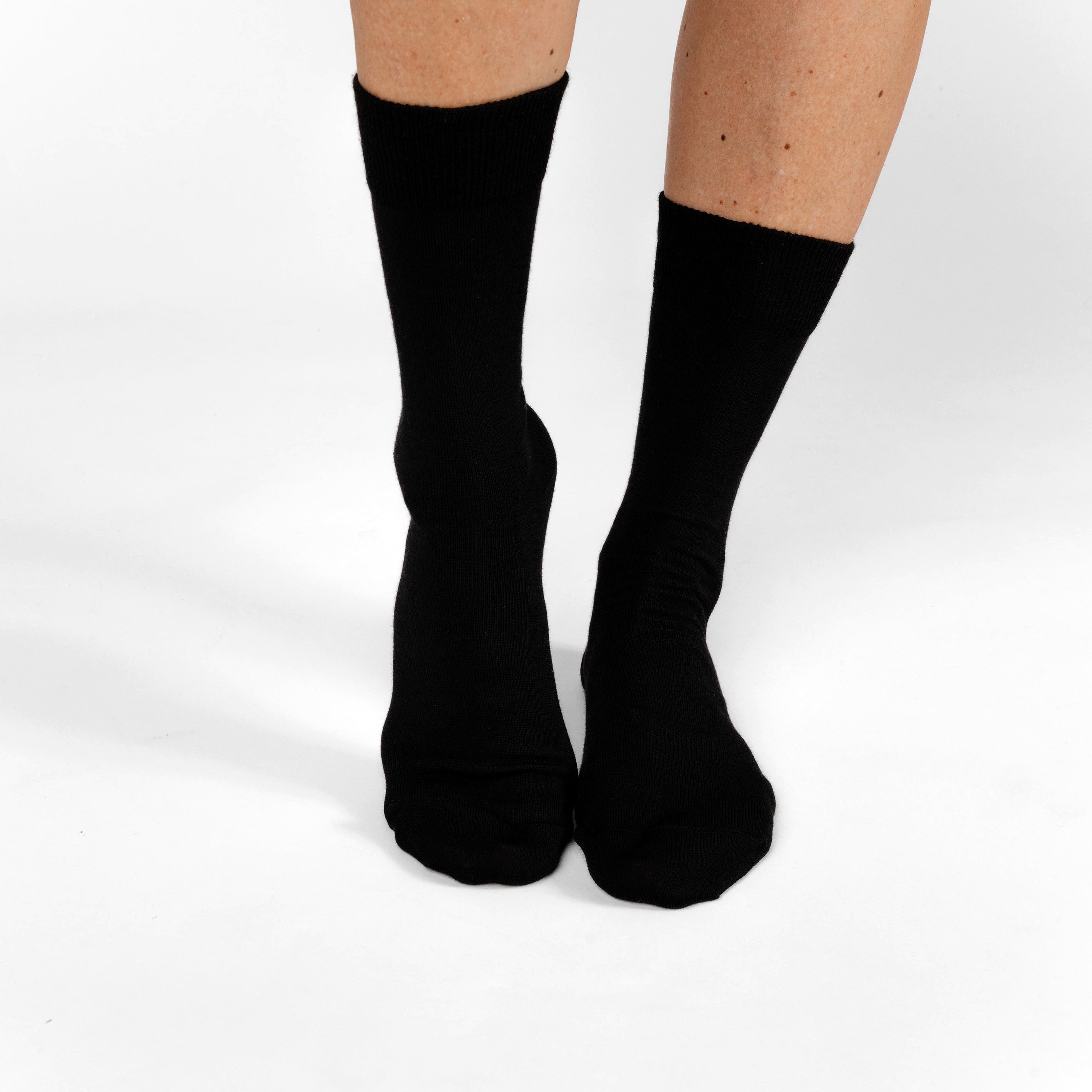 Tom Fyfe Businesssocken TOM FYFE Merino Business Socken Schwarz / 45-47 / 1 Paar (1-Paar)