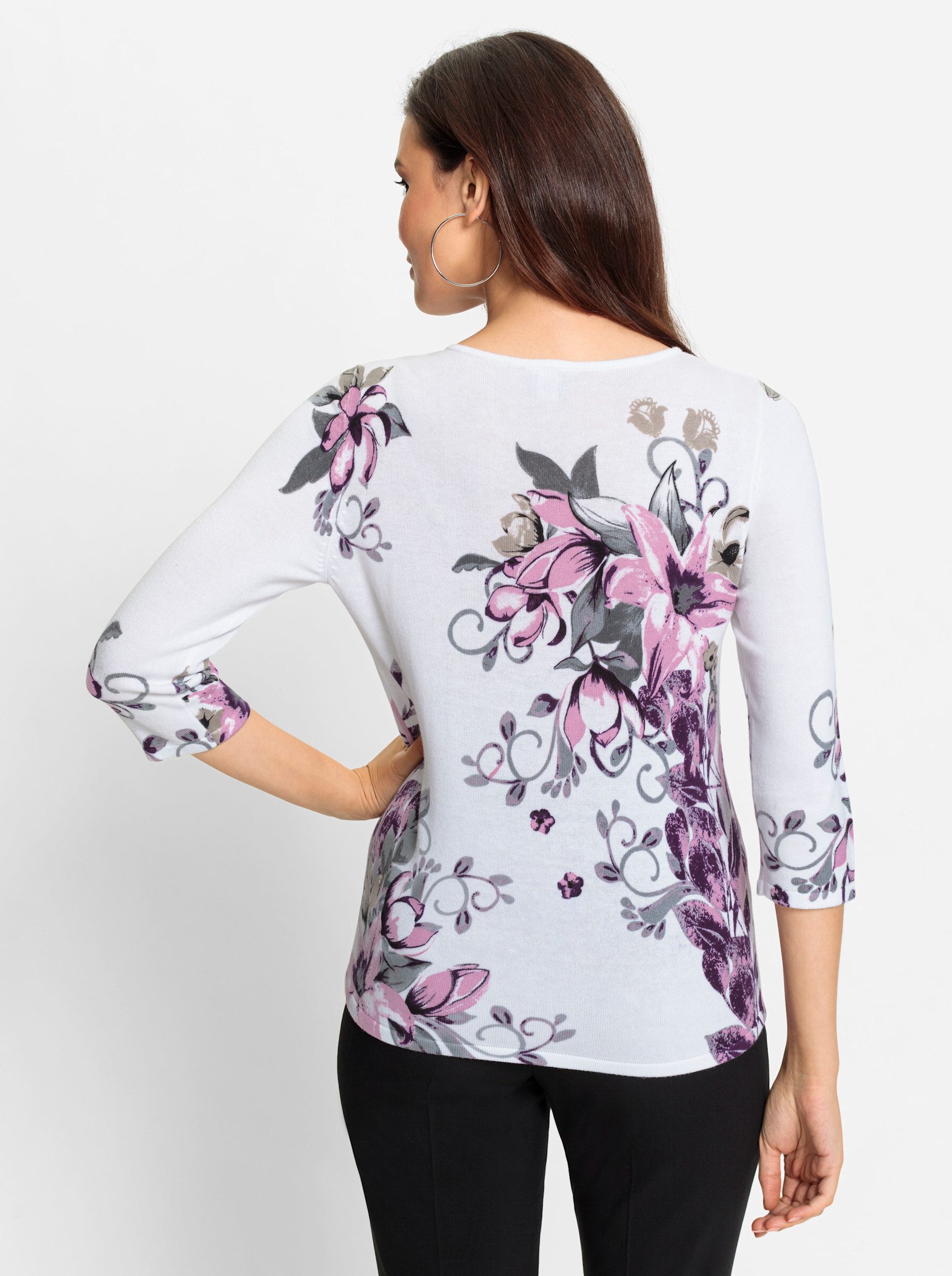 Witt Strickpullover Pullover 3/4-Arm Jersey günstig online kaufen