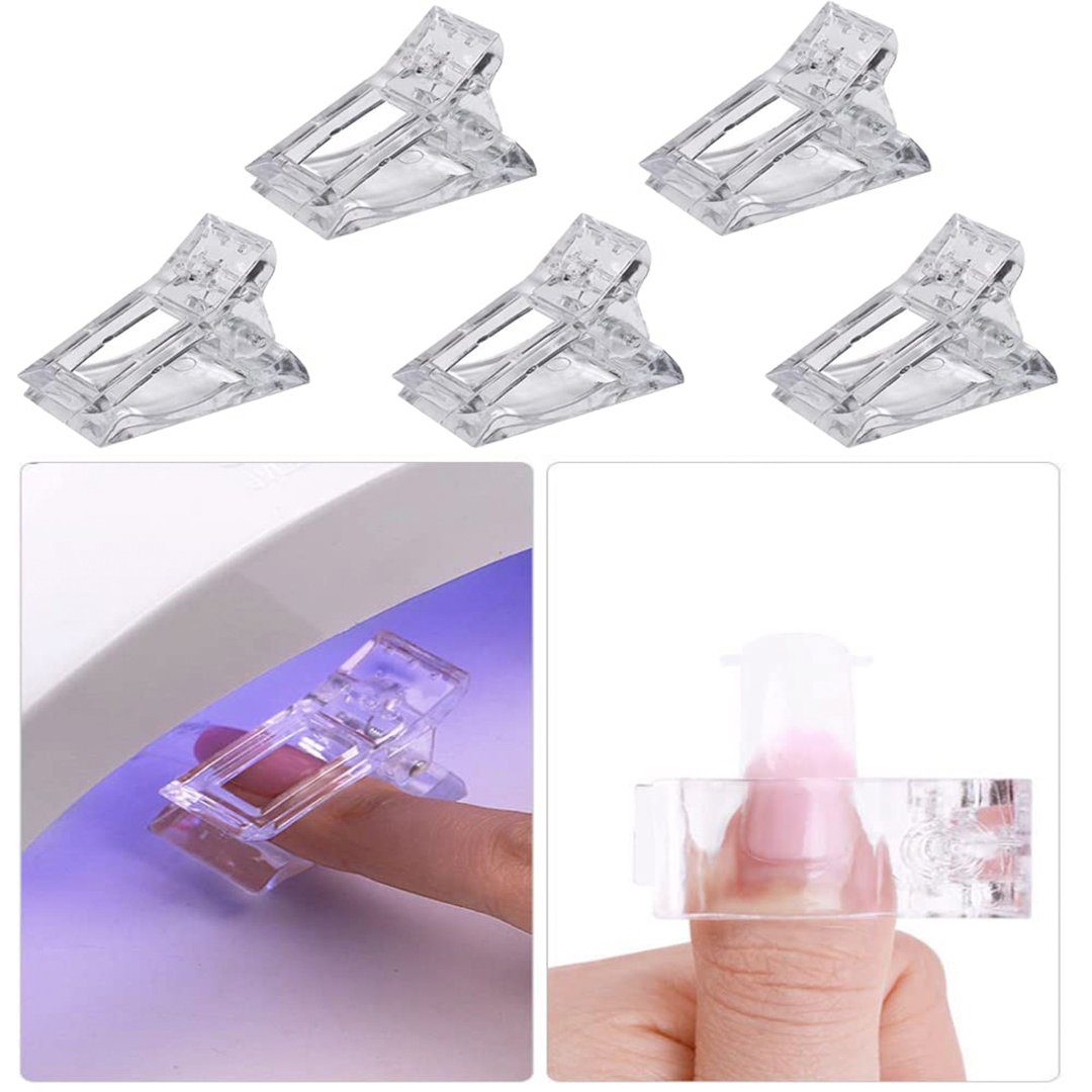 SOTOR Nagelplatte 5 5-St., Clips, Clip, Nagelspitzen Tool Werkzeug Transparente Nagel Clip Art Stücke Nail
