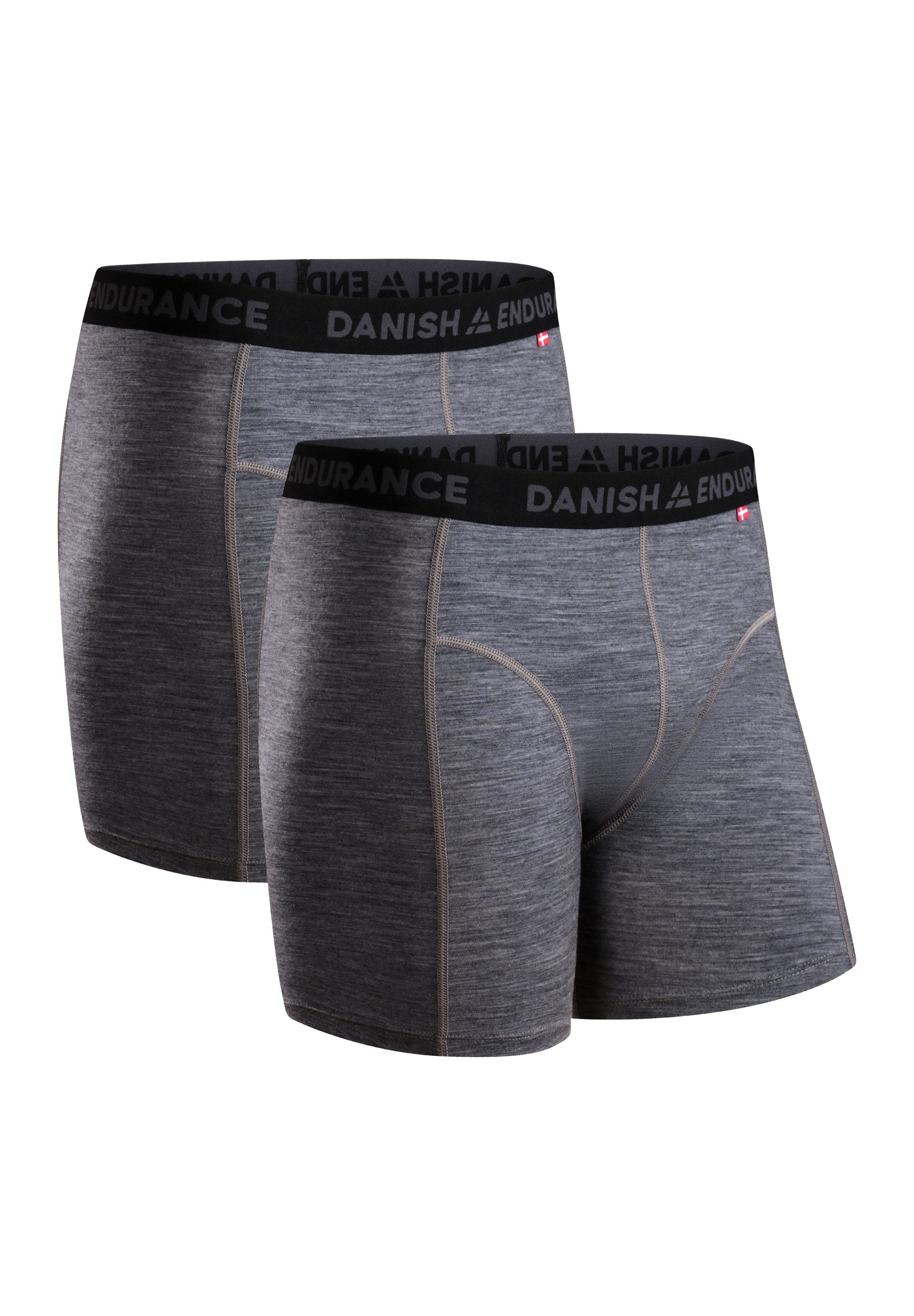 DANISH ENDURANCE Boxershorts Merino Trunks (2-St) günstig online kaufen