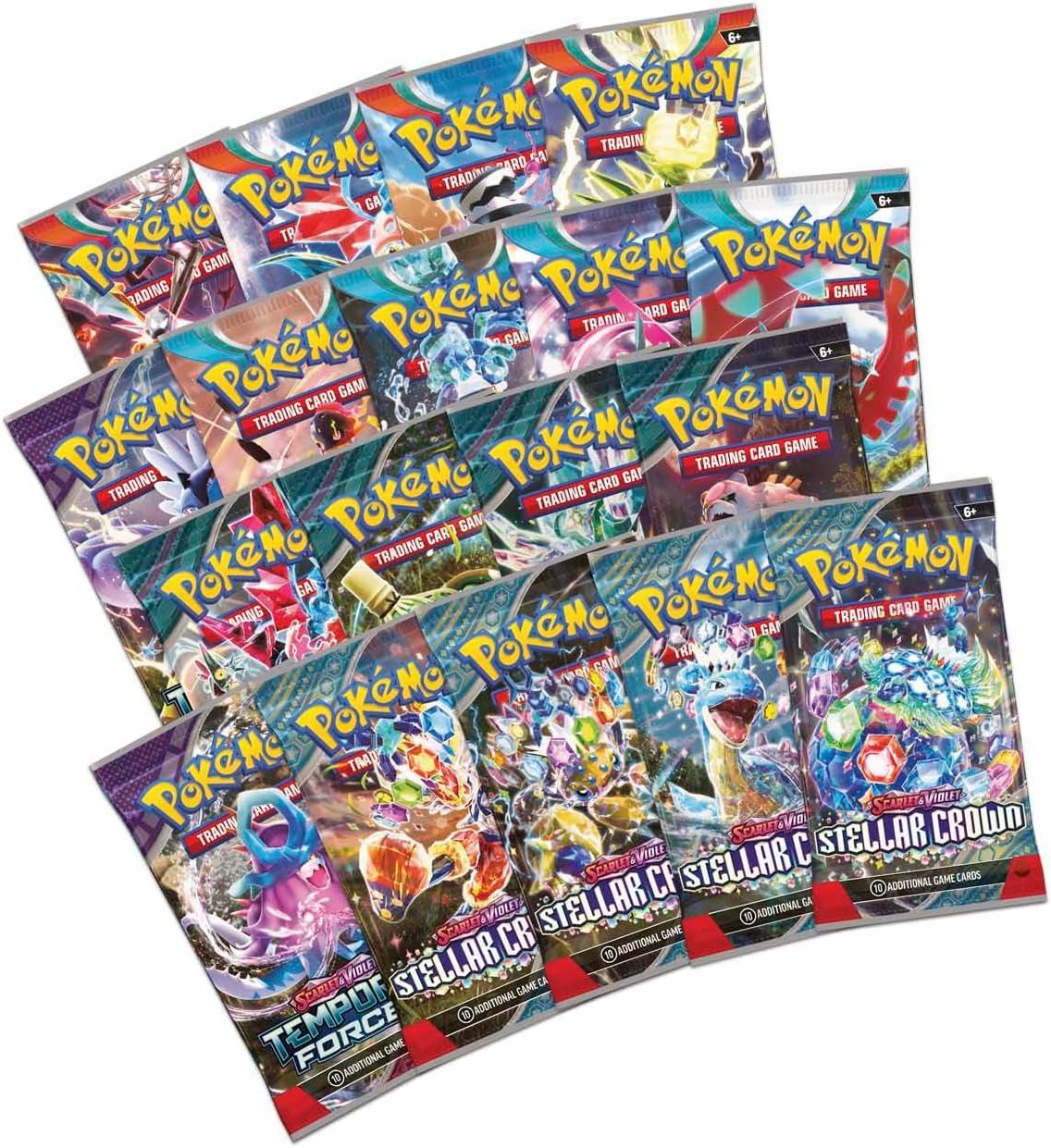 POKÉMON Sammelkarte Terapagos ex Ultra Premium Collection Englisch, Includes 18 Booster Packs