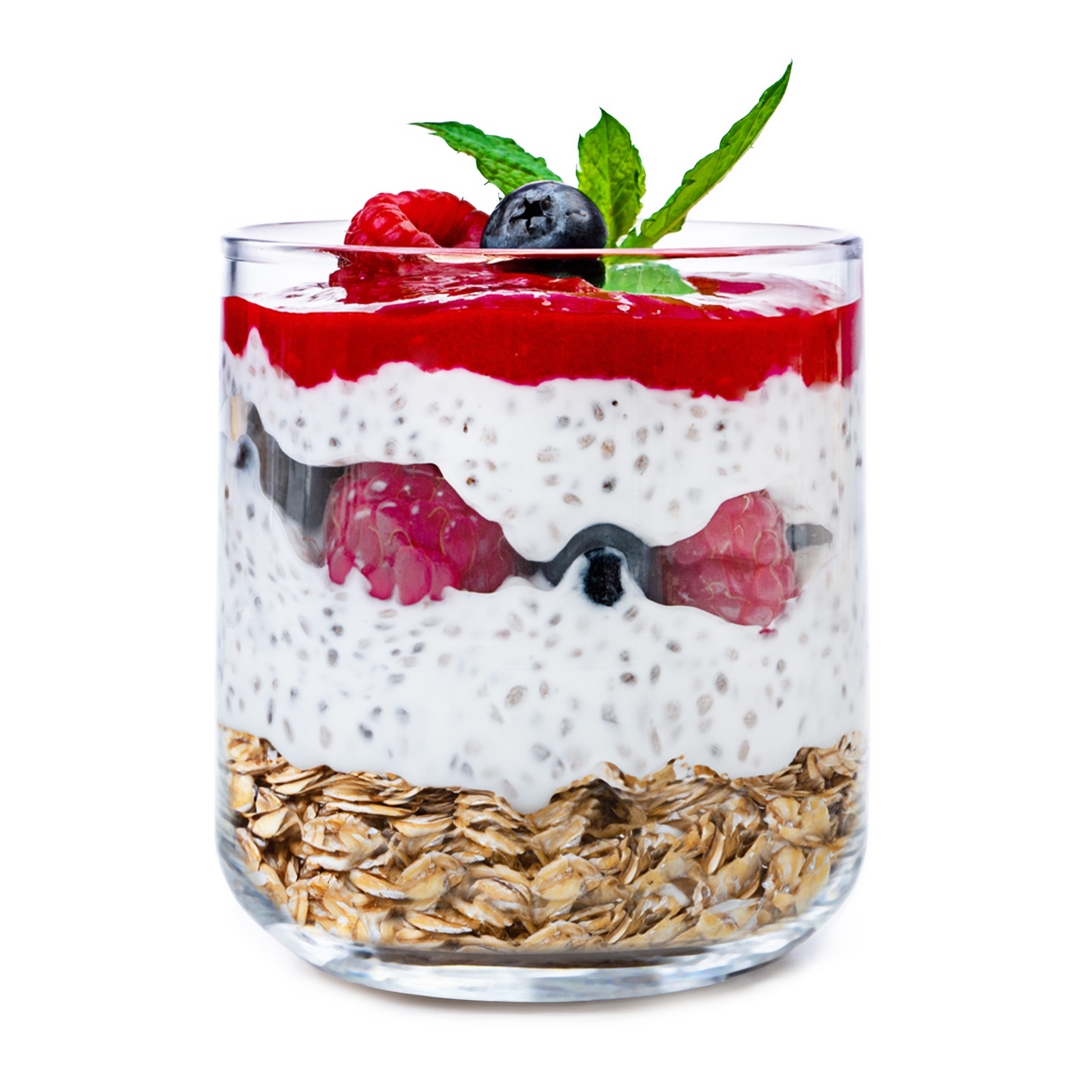KONZEPT Dessertschale Dessertgläser Set aus Glas, große Gläser für Nachtisch, (6-tlg), glas, 220 ml