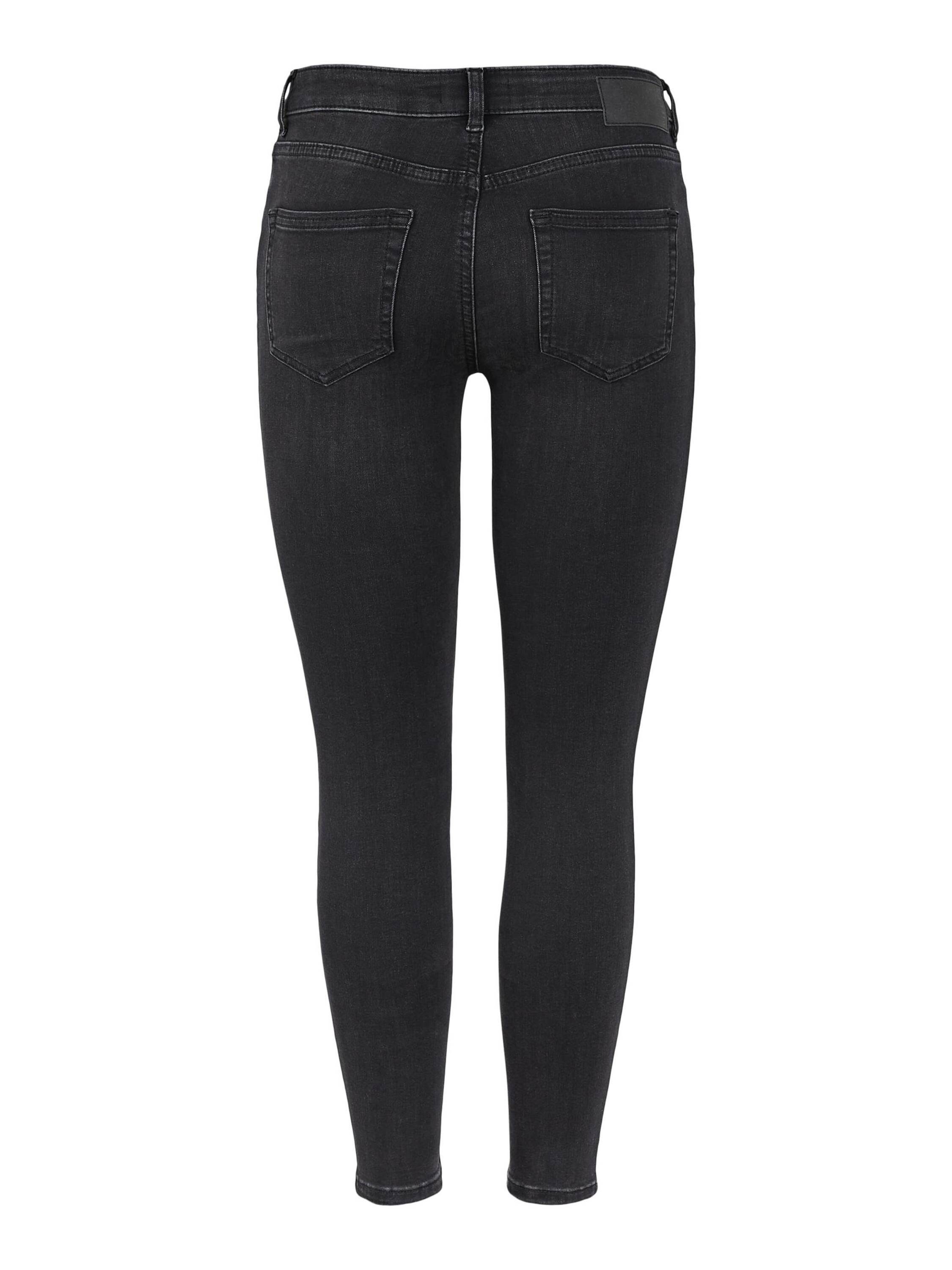 Delly (1-tlg) pieces Plain/ohne Skinny-fit-Jeans schwarz Details