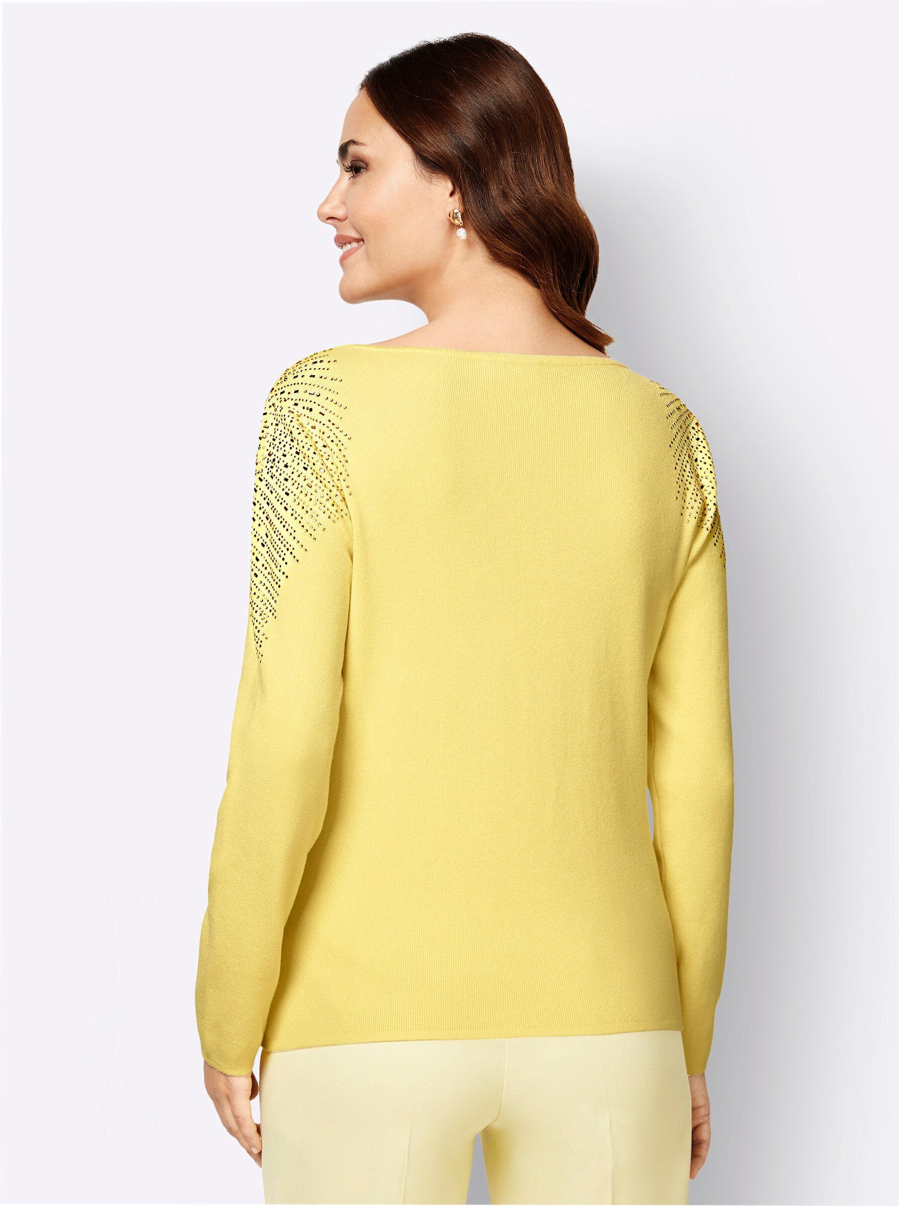 creation L Strickpullover Pullover Langarm