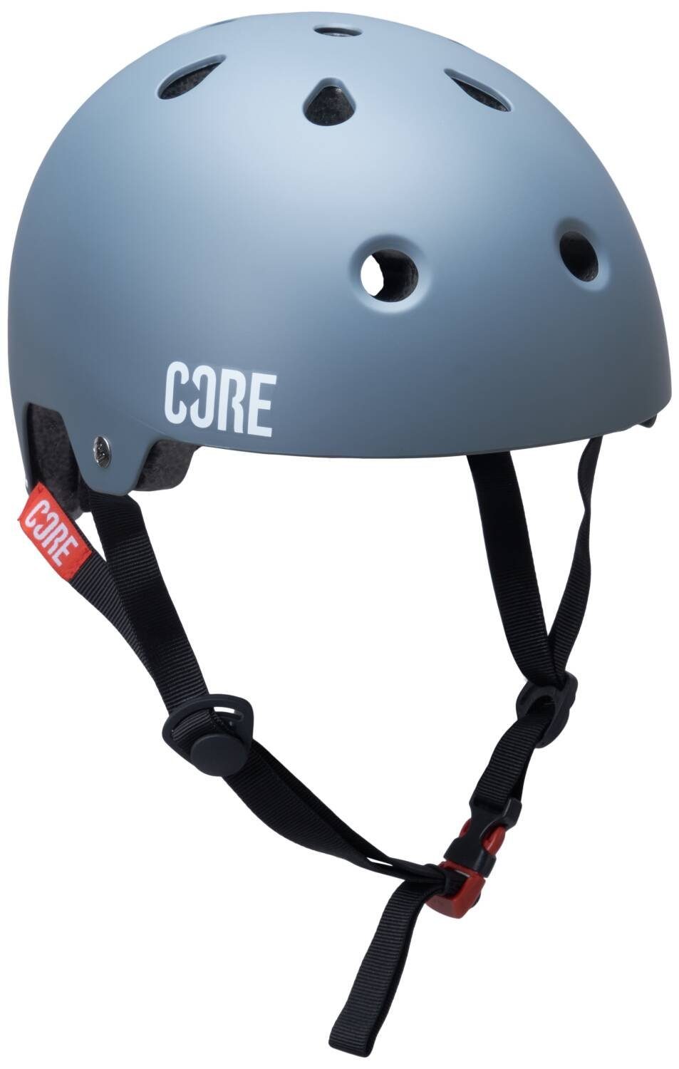 Protektoren-Set Weiß Helm Dirt Action Grau/Logo Stunt-Scooter Skate Core Sports Street Core
