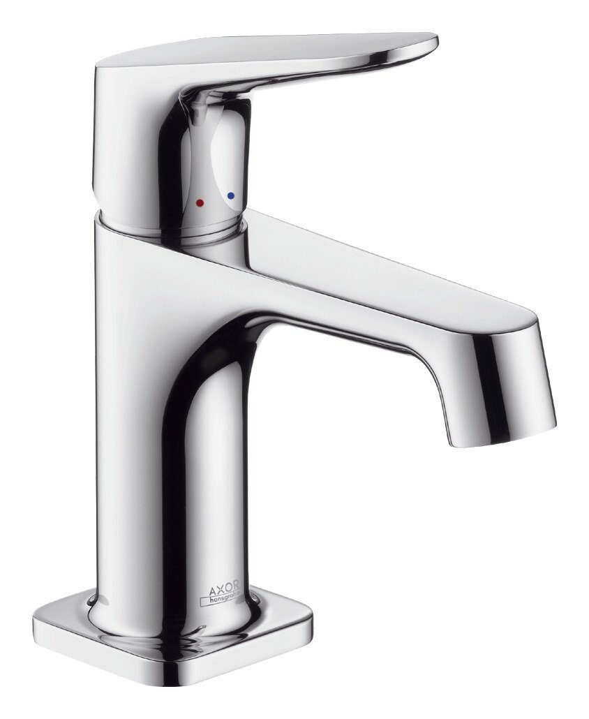 hansgrohe Waschtischarmatur Axor Citterio M 70 Waschtischmischer mit Zugstangen-Ablaufgarnitur