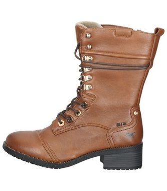 MUSTANG Stiefel Lederimitat Schnürstiefel