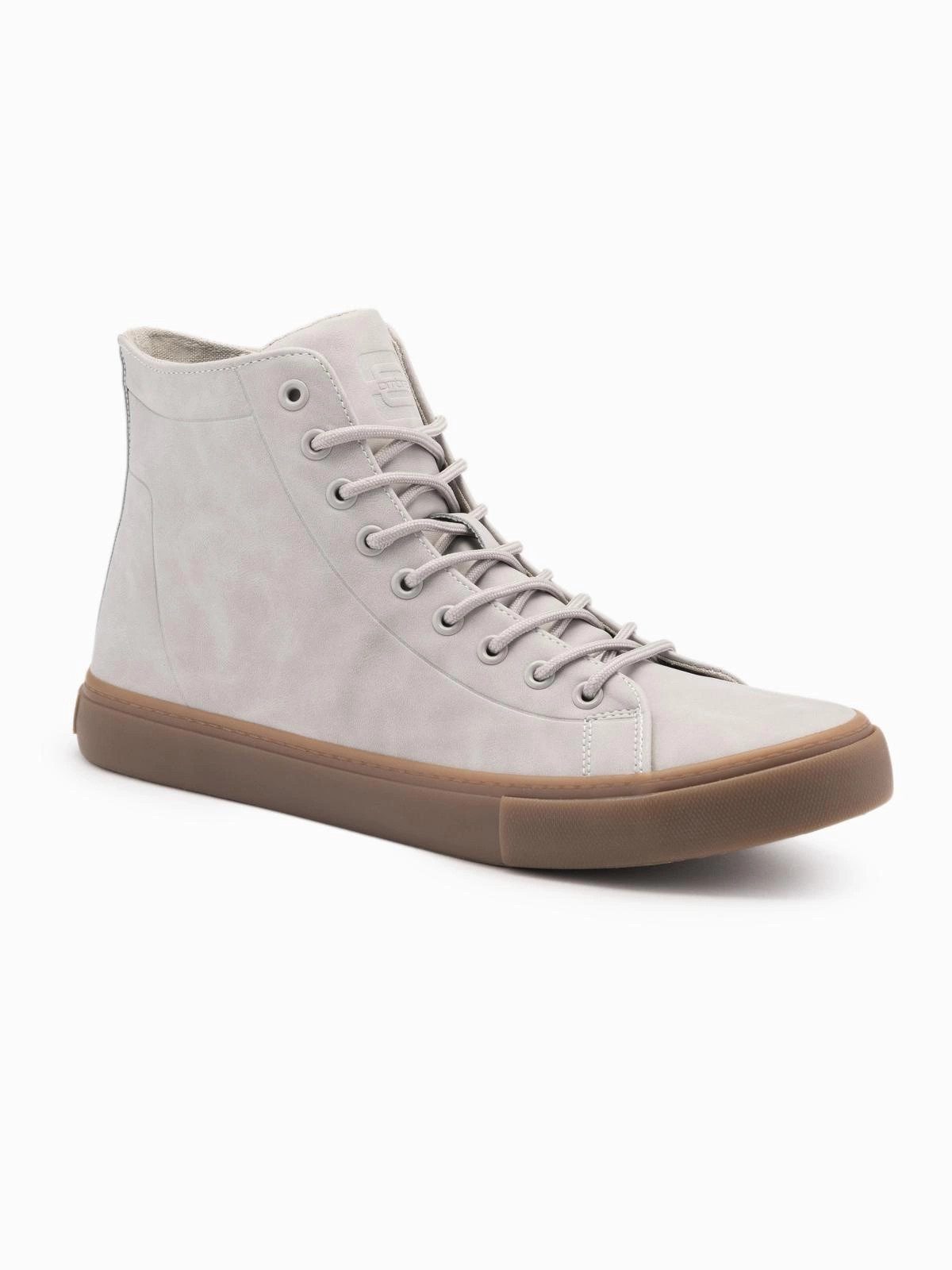 OMBRE Knöchelhohe Herren-Turnschuhe mit Gummisohle Schnürschuh – Bild 3 von 5