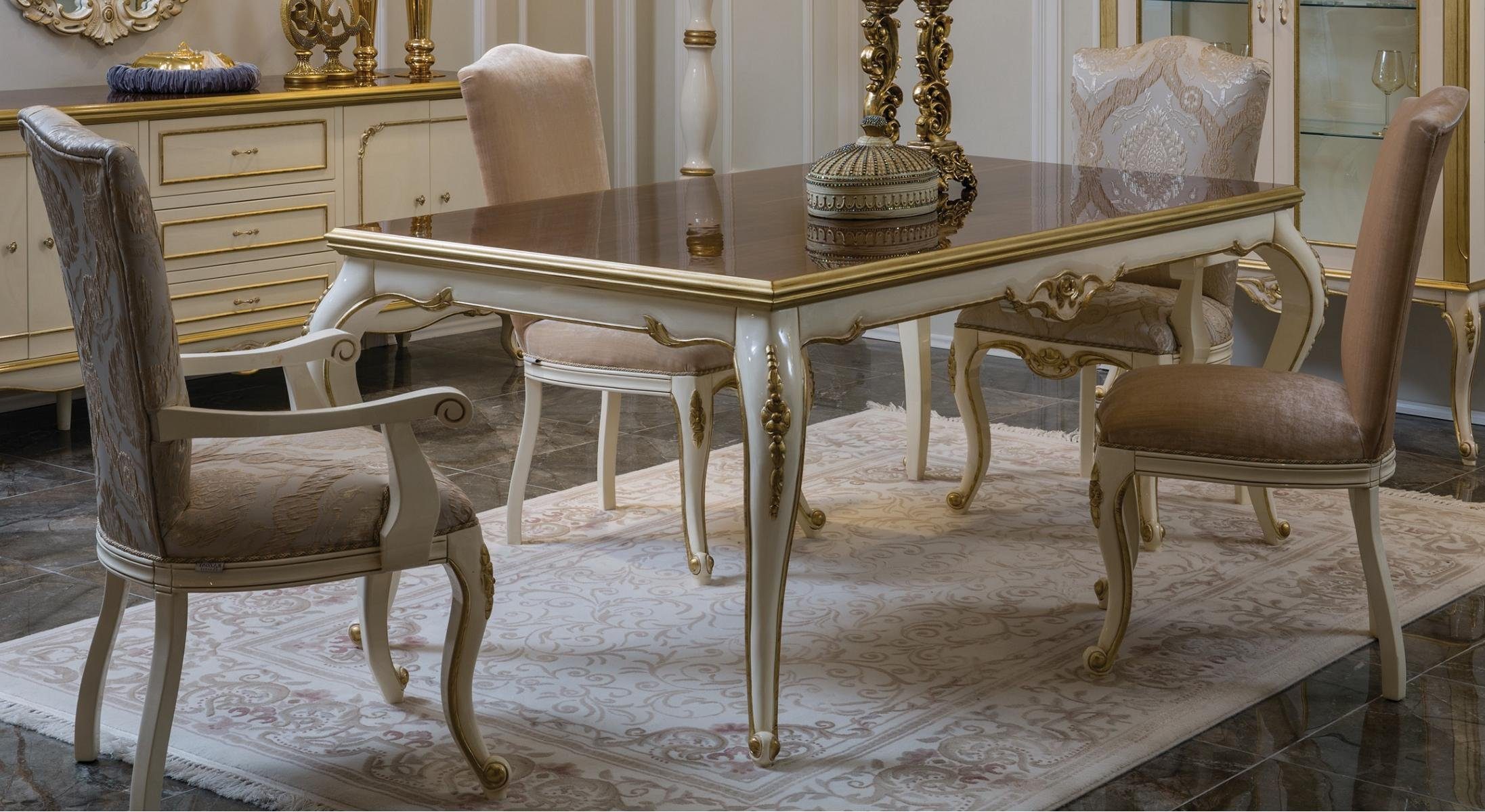 JVmoebel Esstisch, Französischer Esstisch Möbel Klassische Esszimmer Tisch Luxus