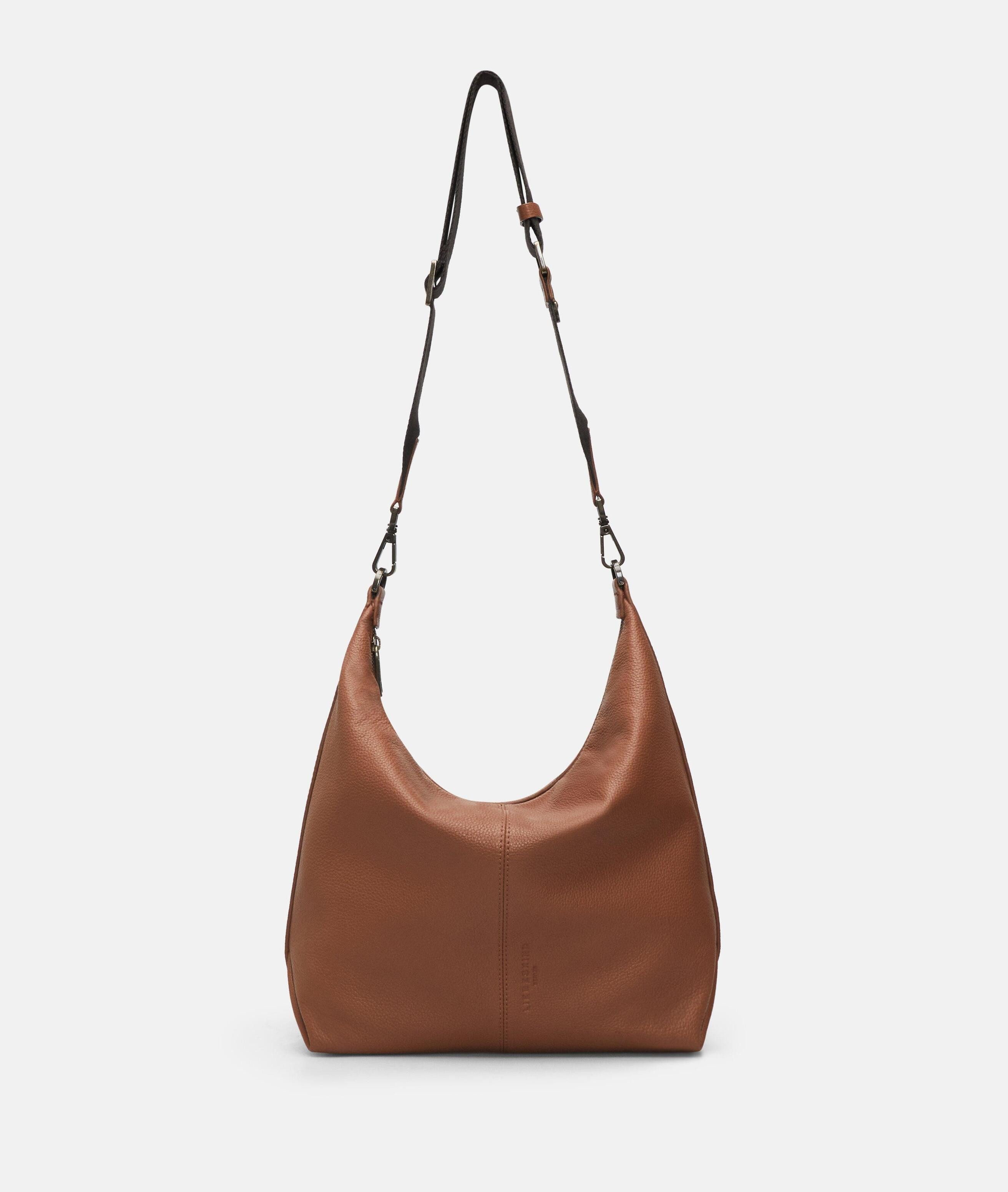 Liebeskind Berlin Schultertasche Paris Hobo M, Geräumige Schultertasche aus Rindsleder