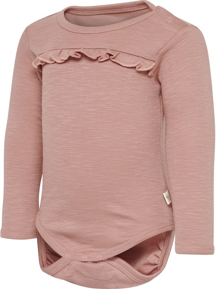 Body Manches Longues Hummel – Jersey Stretch, Coton Bio, Fermeture Pression