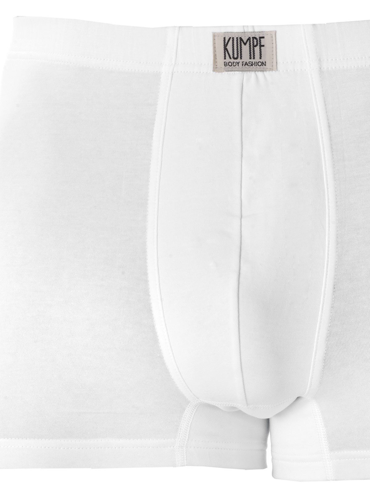 Cotton hohe weiss Bio Markenqualität Pants Pants Herren 1-St) KUMPF Retro (Stück,