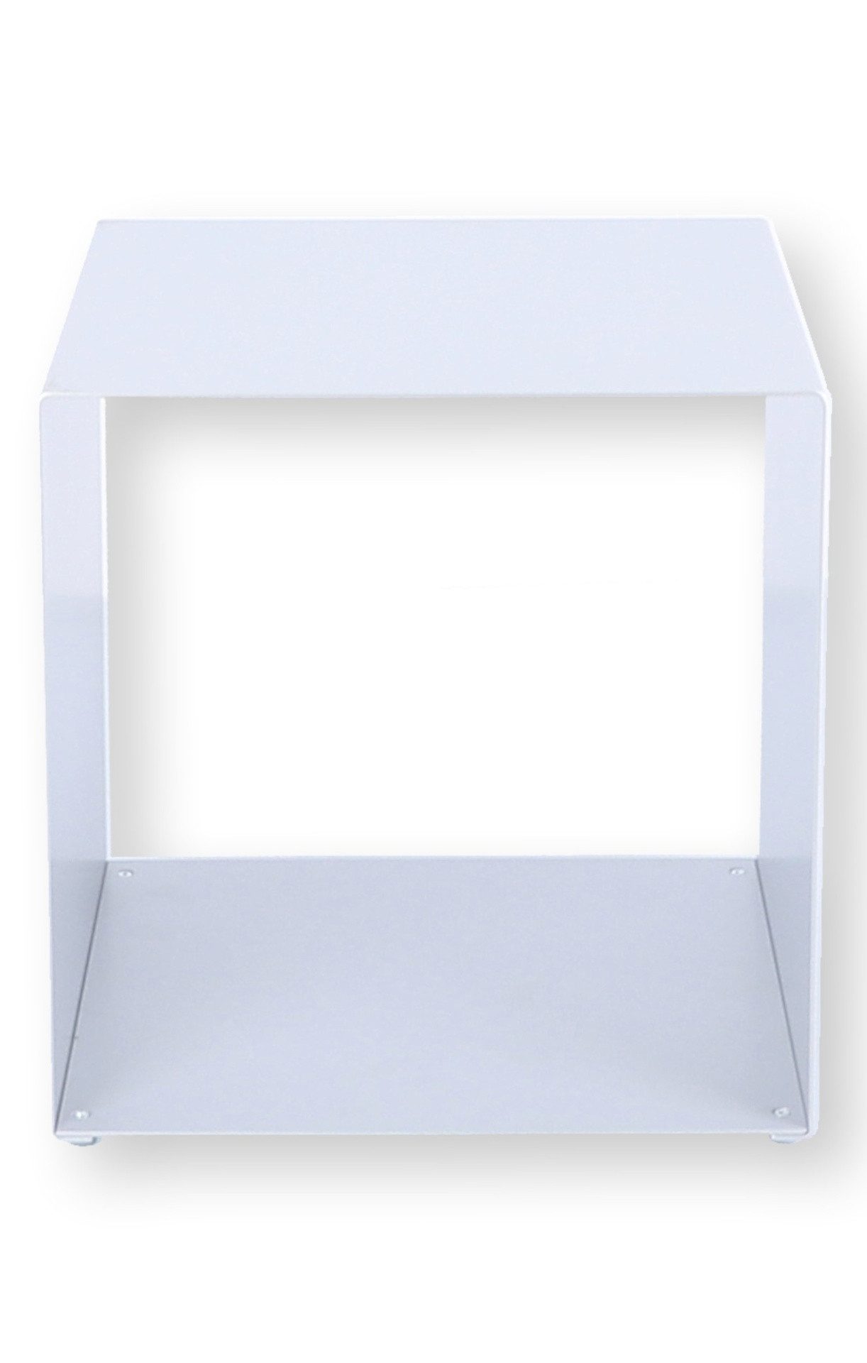 jankurtz Beistelltisch Cubus Metall 35 cm, Silber