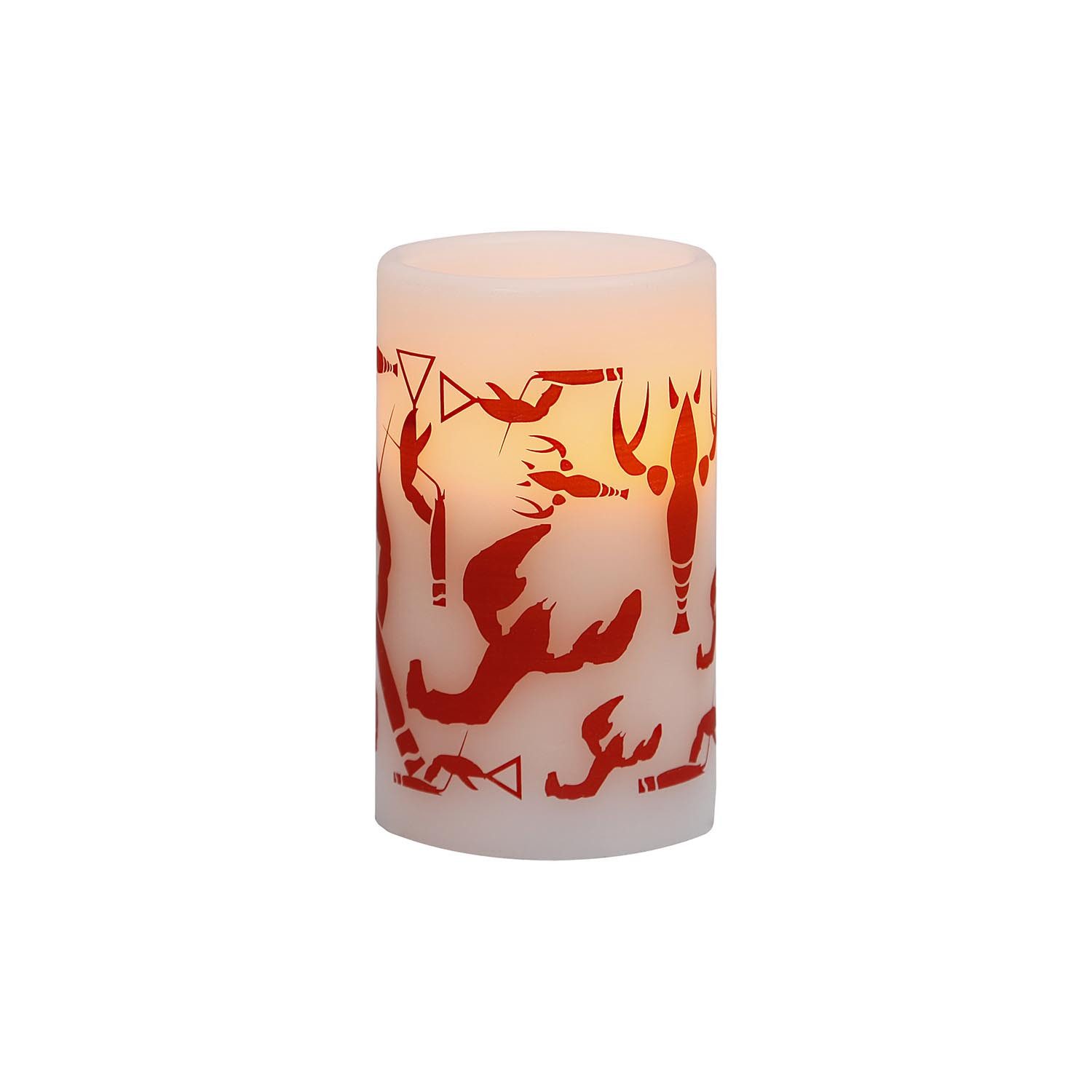STAR TRADING LED-Kerze Crayfish Party (1-tlg)