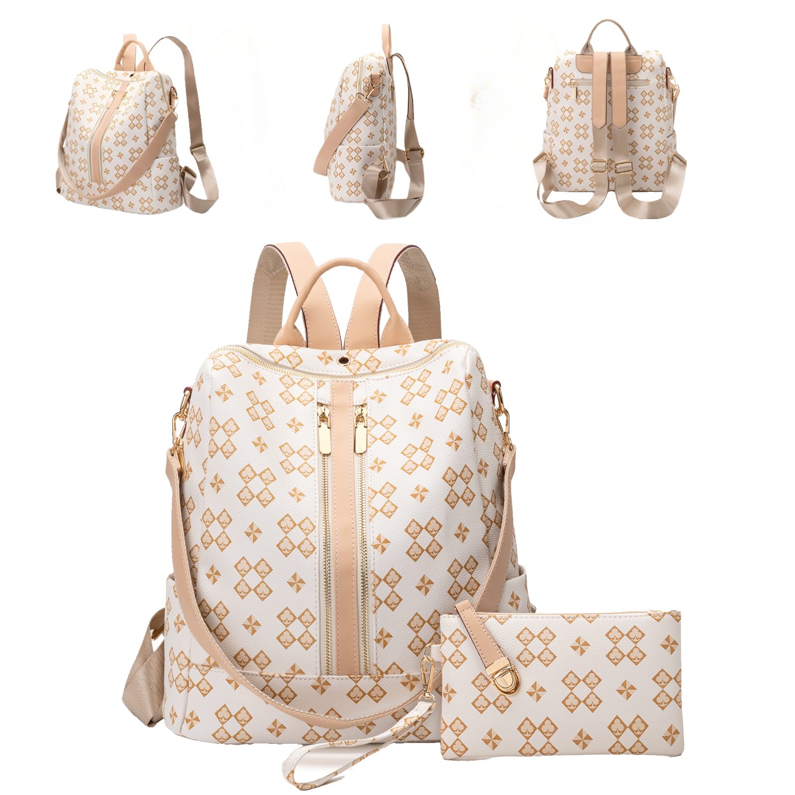 Toomoke Rucksack Damen Rucksack, Kleine 2 in 1 Rucksackhandtasche (Wasserdi günstig online kaufen