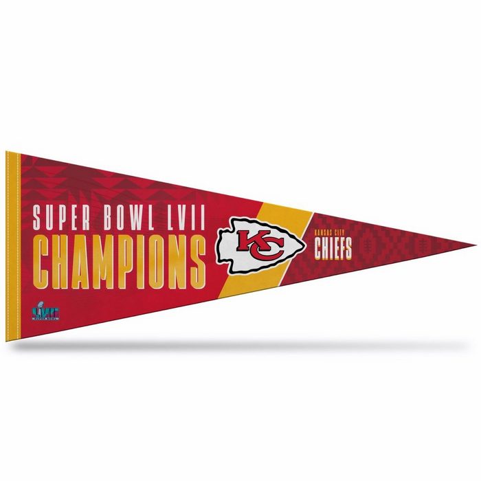 Great Branding Wanddekoobjekt Kansas City Chiefs Super Bowl LVII Champions Wimpe
